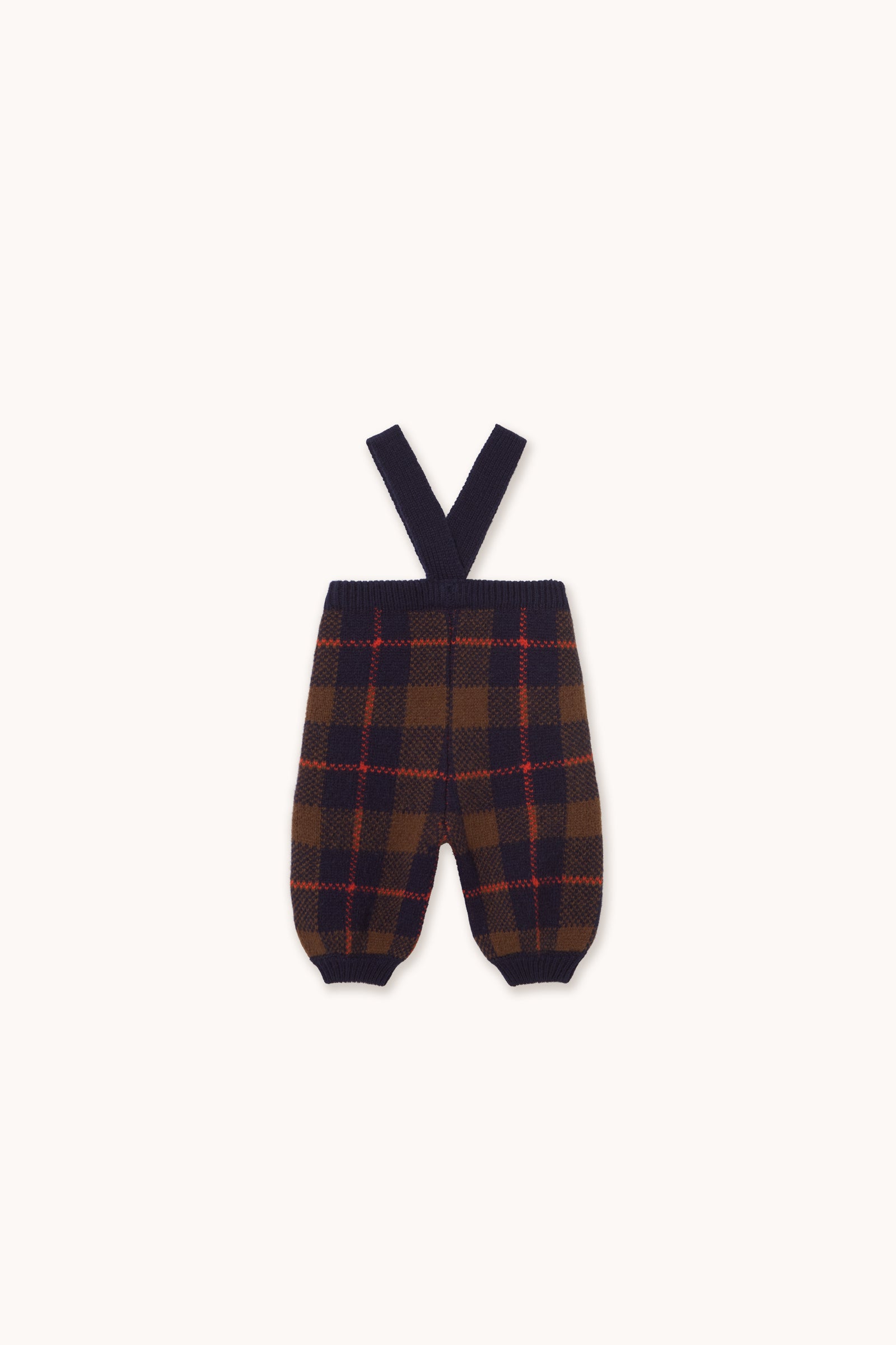 CHECK BABY KNITTED PANT