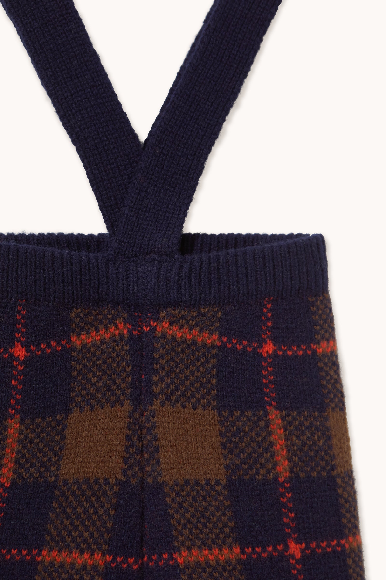CHECK BABY KNITTED PANT