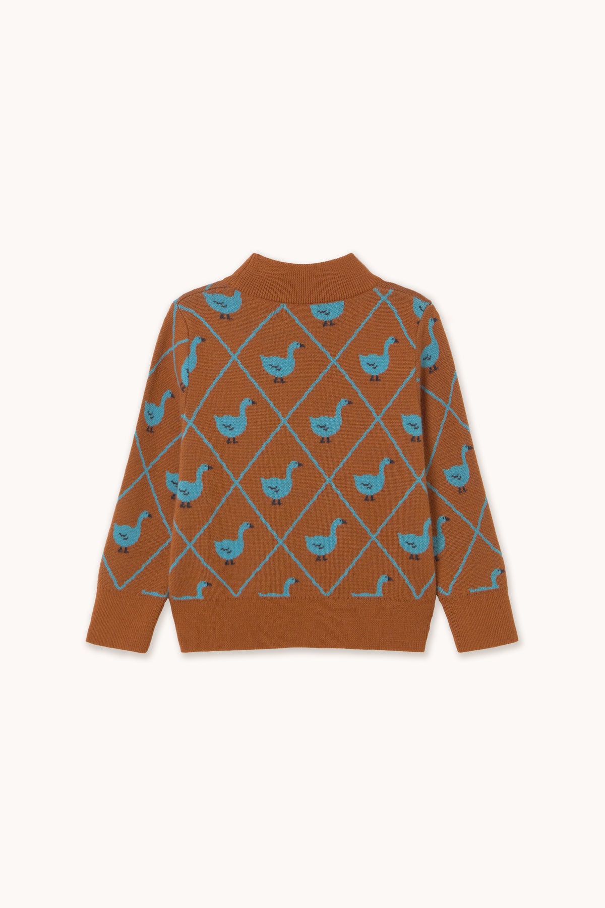 SWANS BLUE MOCKNECK SWEATER