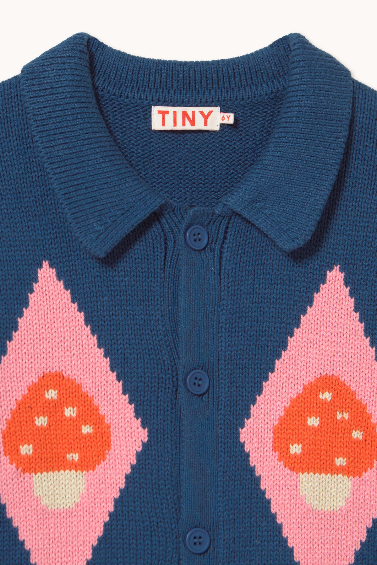 STRICKJACKE MUSHROOM DIAMONDS