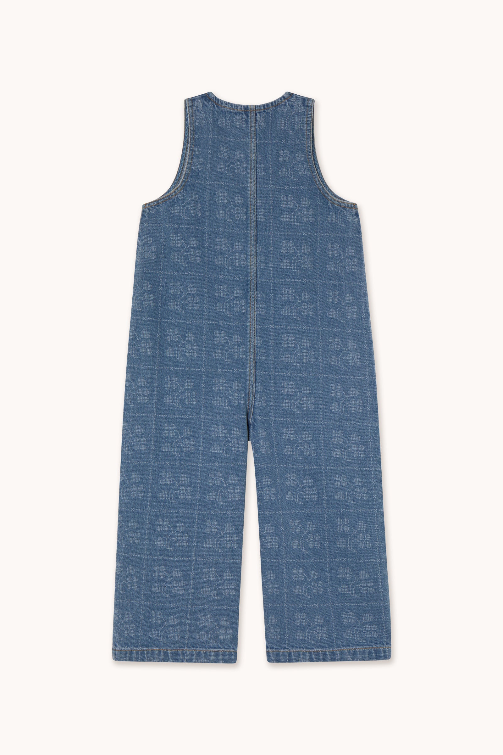 DENIMOVERALL LANG DOTS FLOWERS
