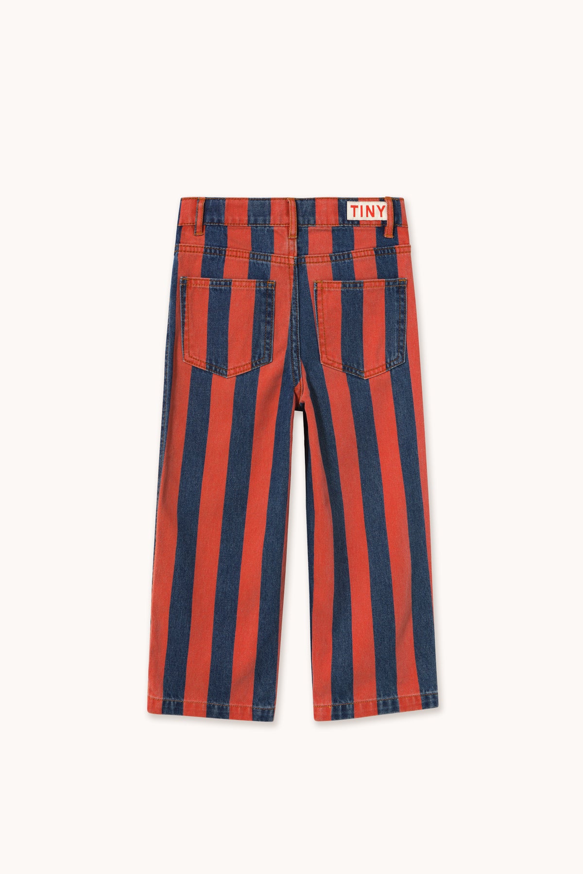 RED STRIPES STRAIGHT DENIM PANT