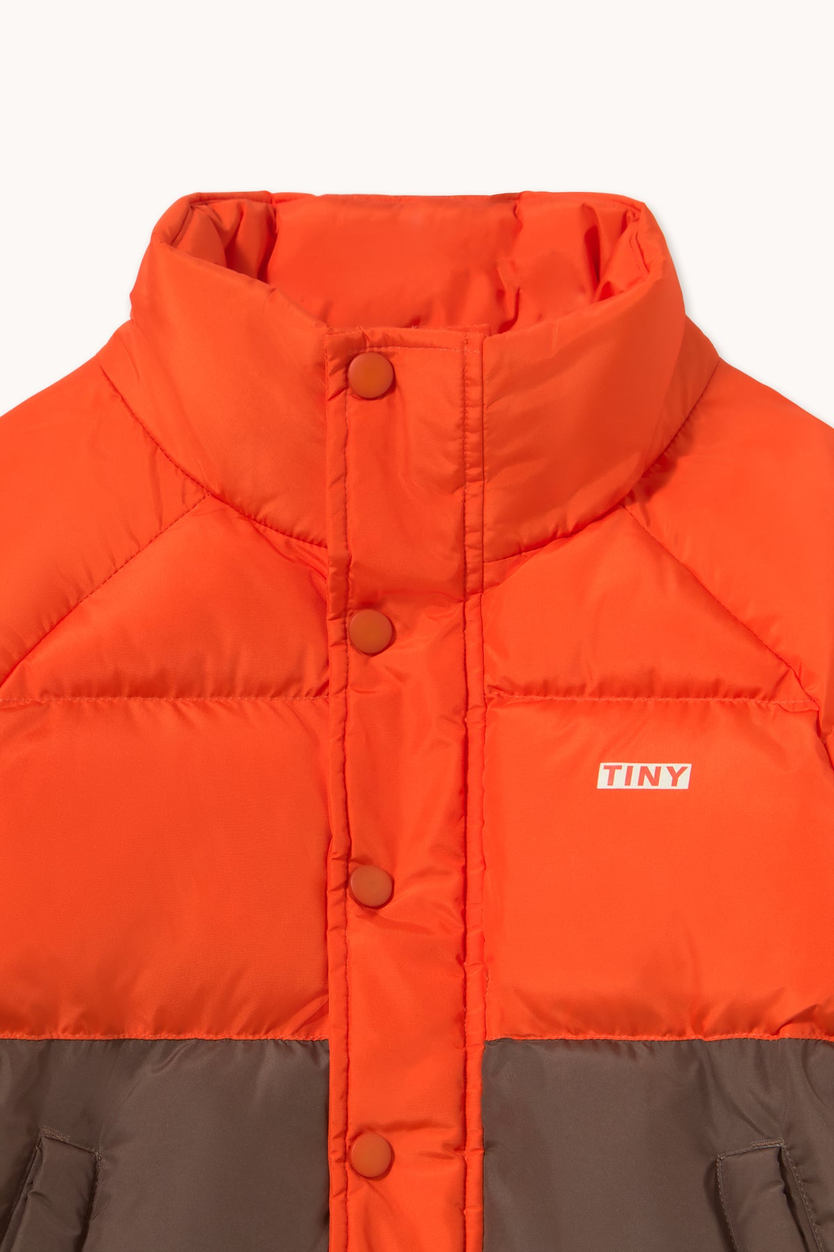 COLOR BLOCK ショート中綿ジャケット
