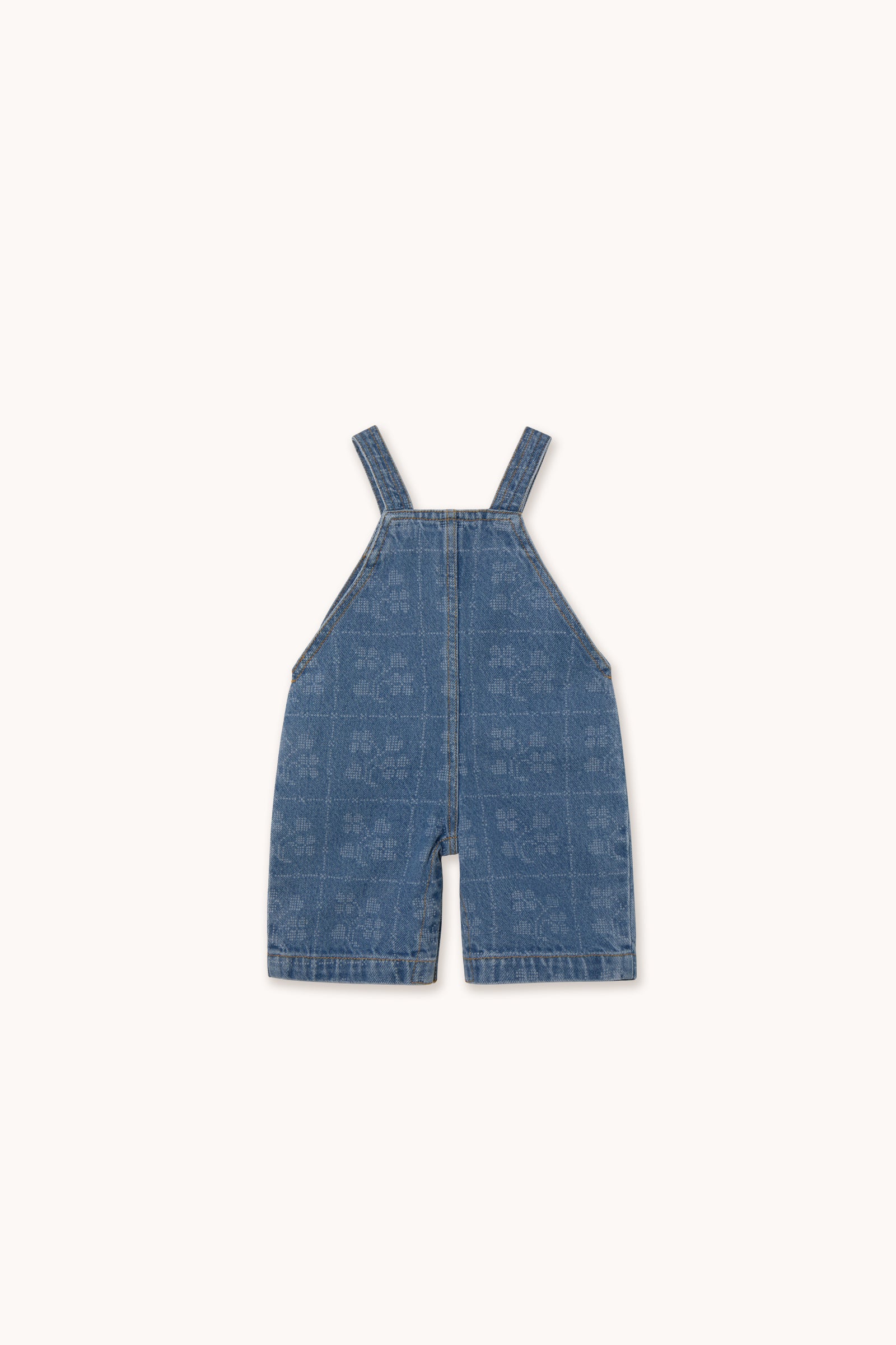 DOTS FLOWERS BABY DENIM DUNGAREE