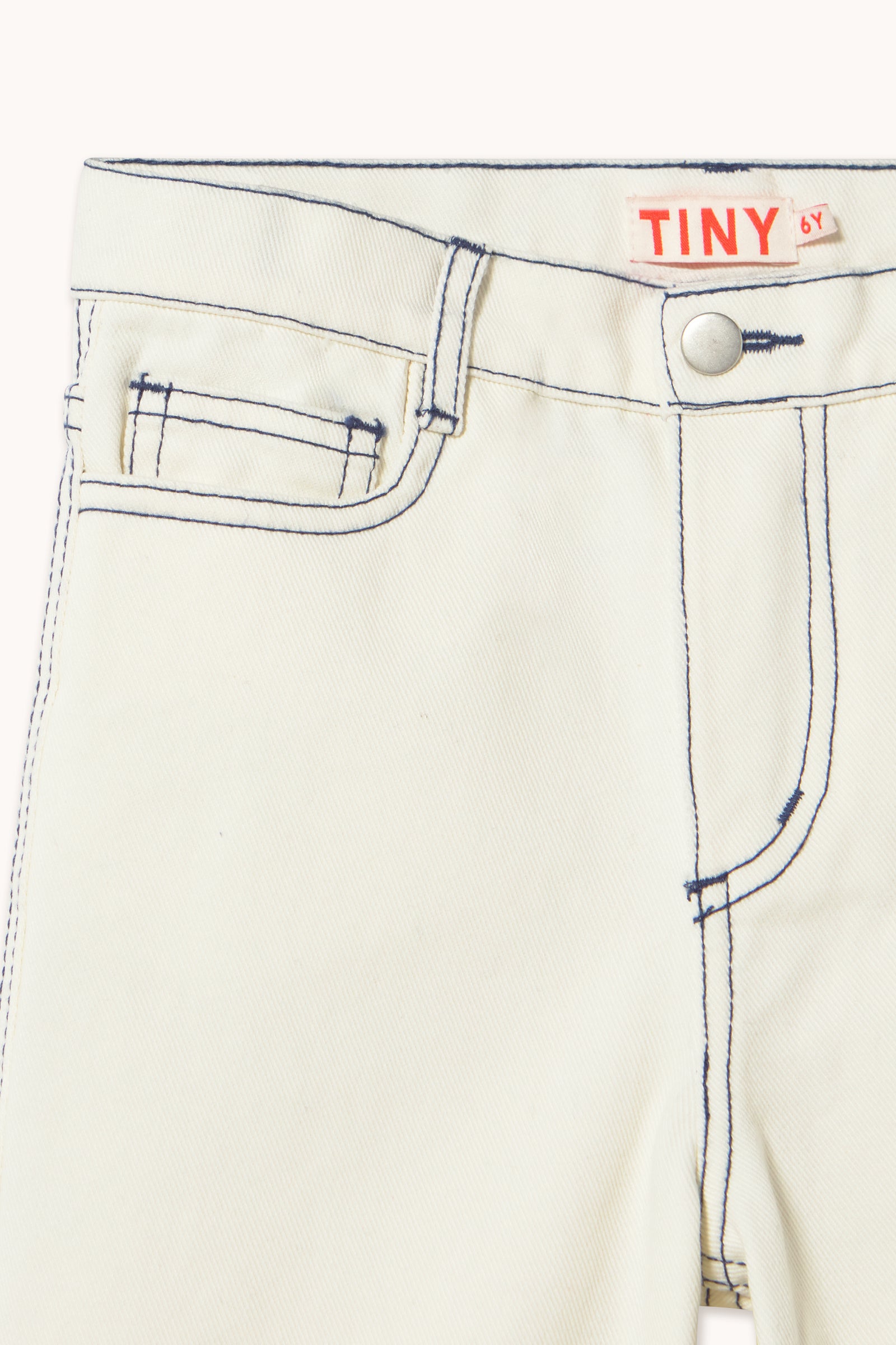 CONTRAST BLUE DENIM PANT
