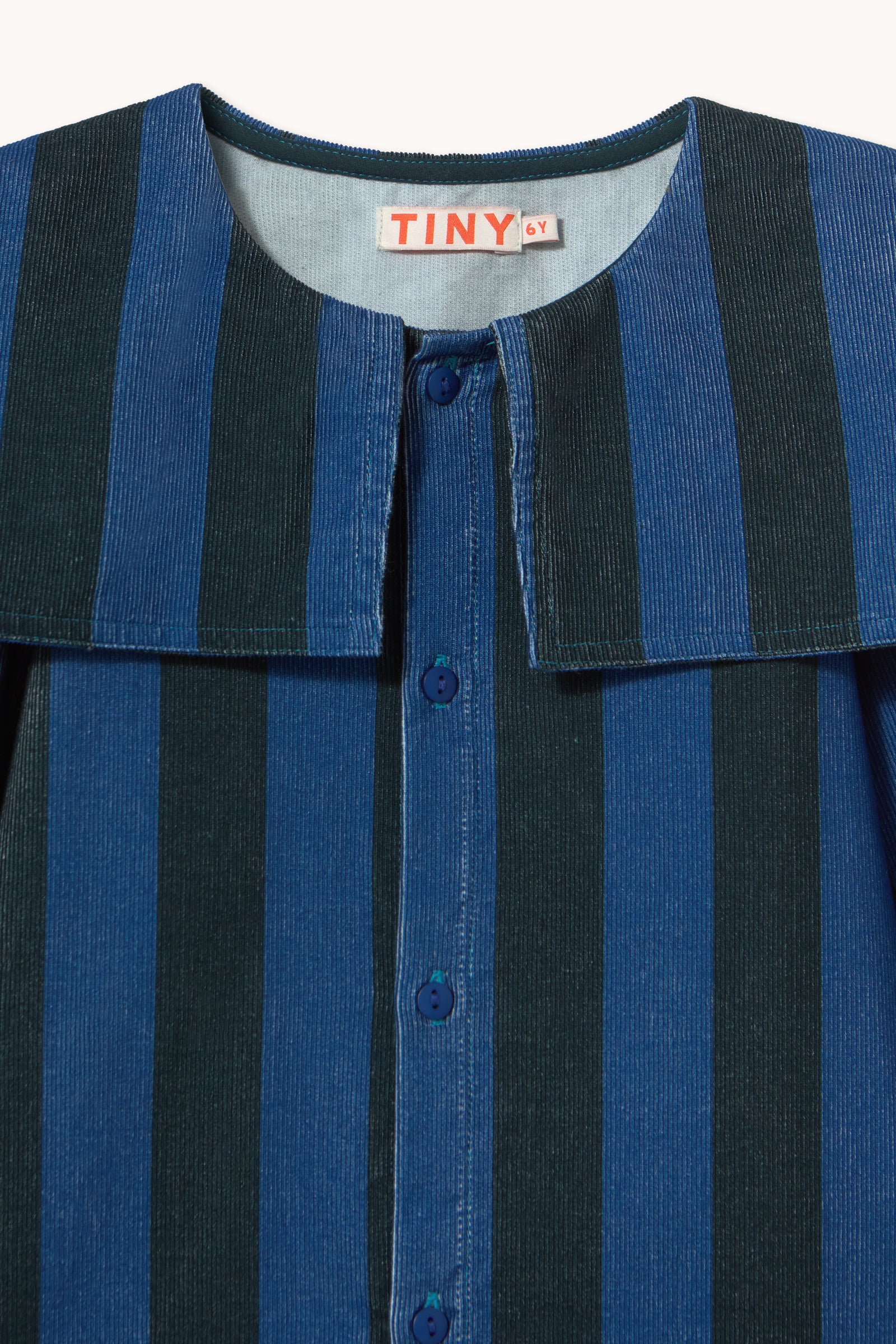 CORDKLEID MIT BLAUEN STREIFEN