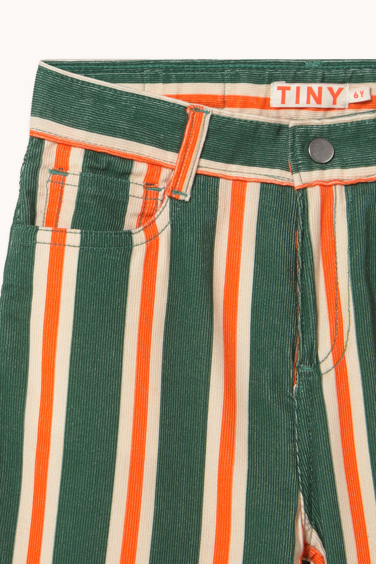 MULTICOLOR STRIPES STRAIGHT CORDUROY PANTS