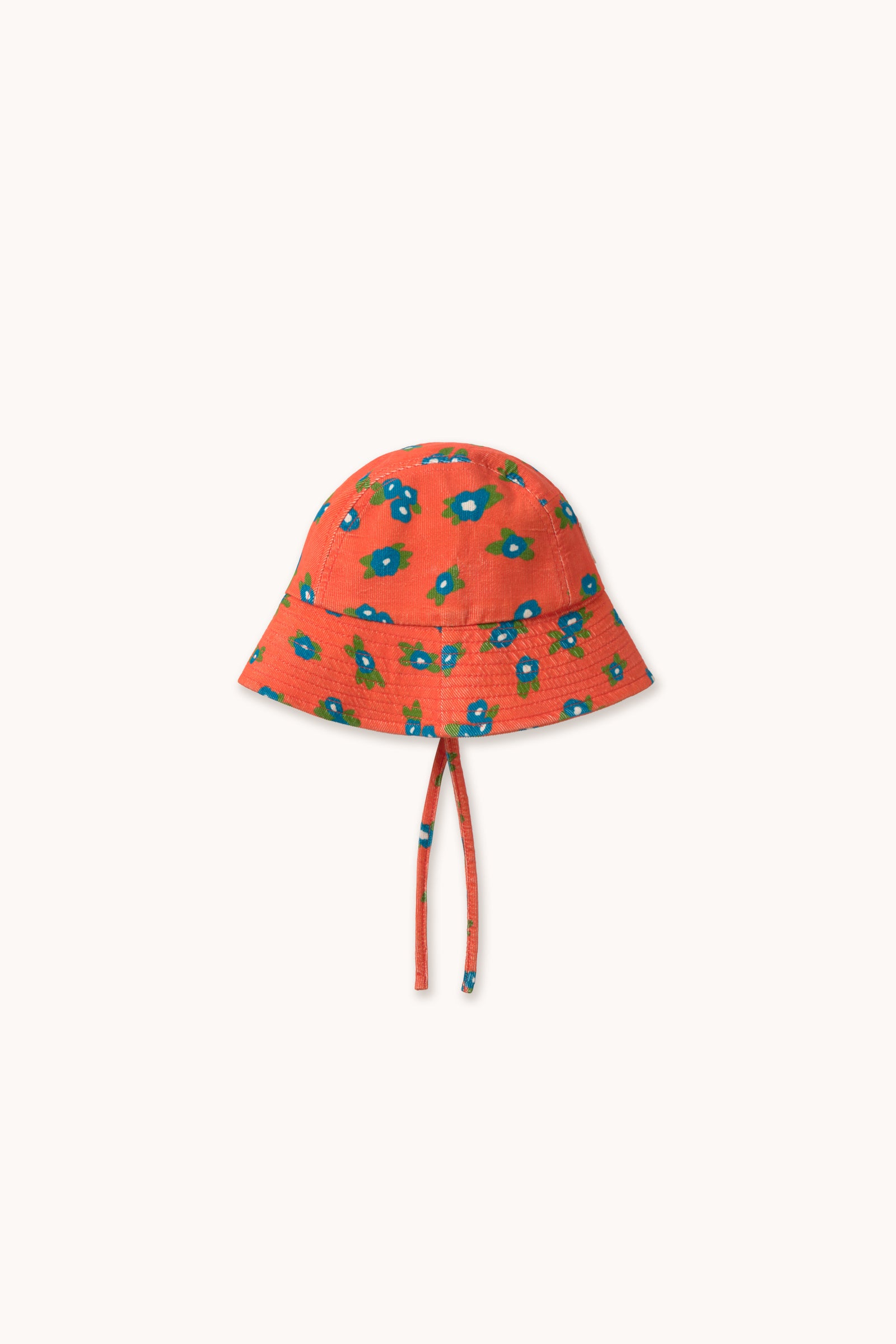 BLUE FLOWERS CORDUROY BUCKET HAT