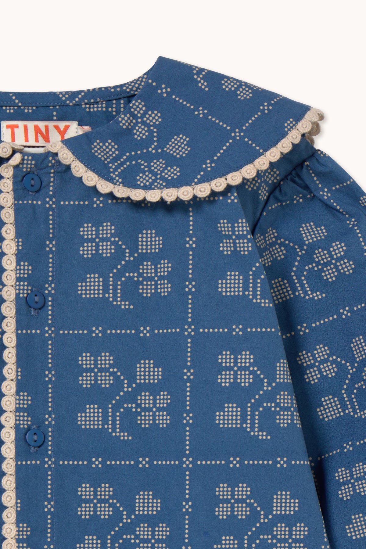 DOTS FLOWERS BLOUSE