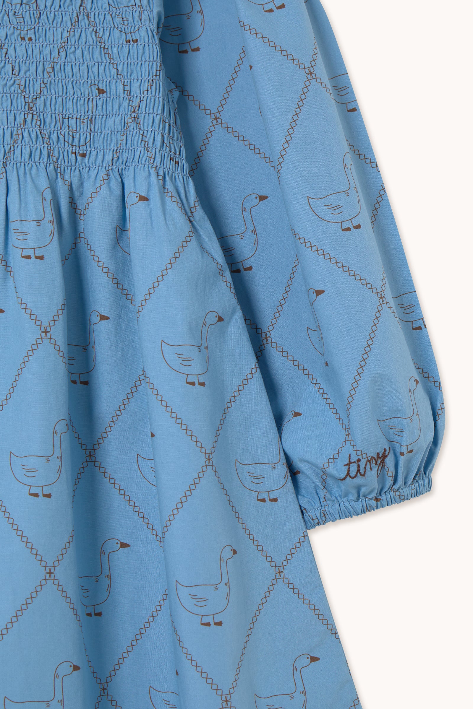 GEESE POPLIN DRESS