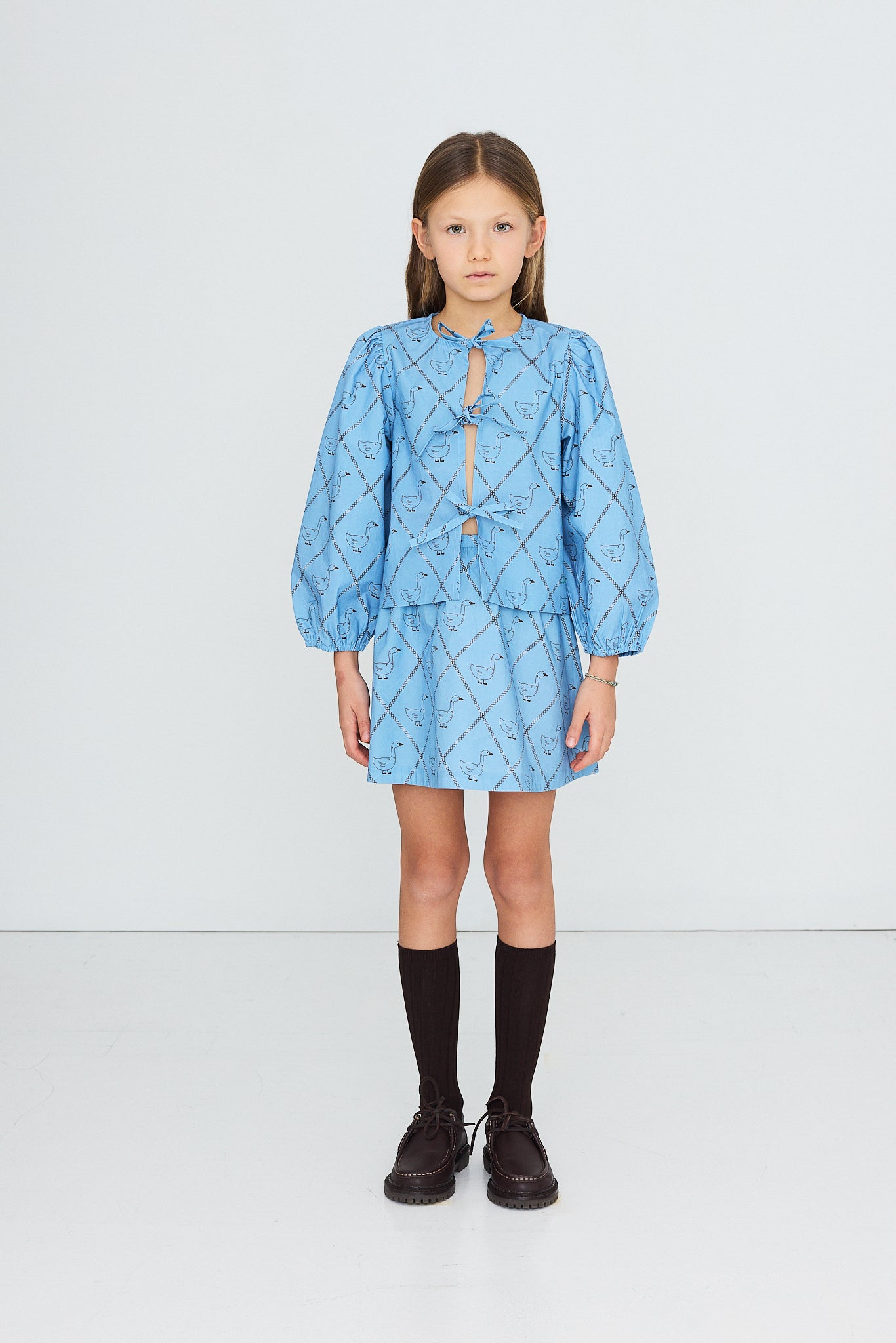 GEESE POPLIN BLOUSE