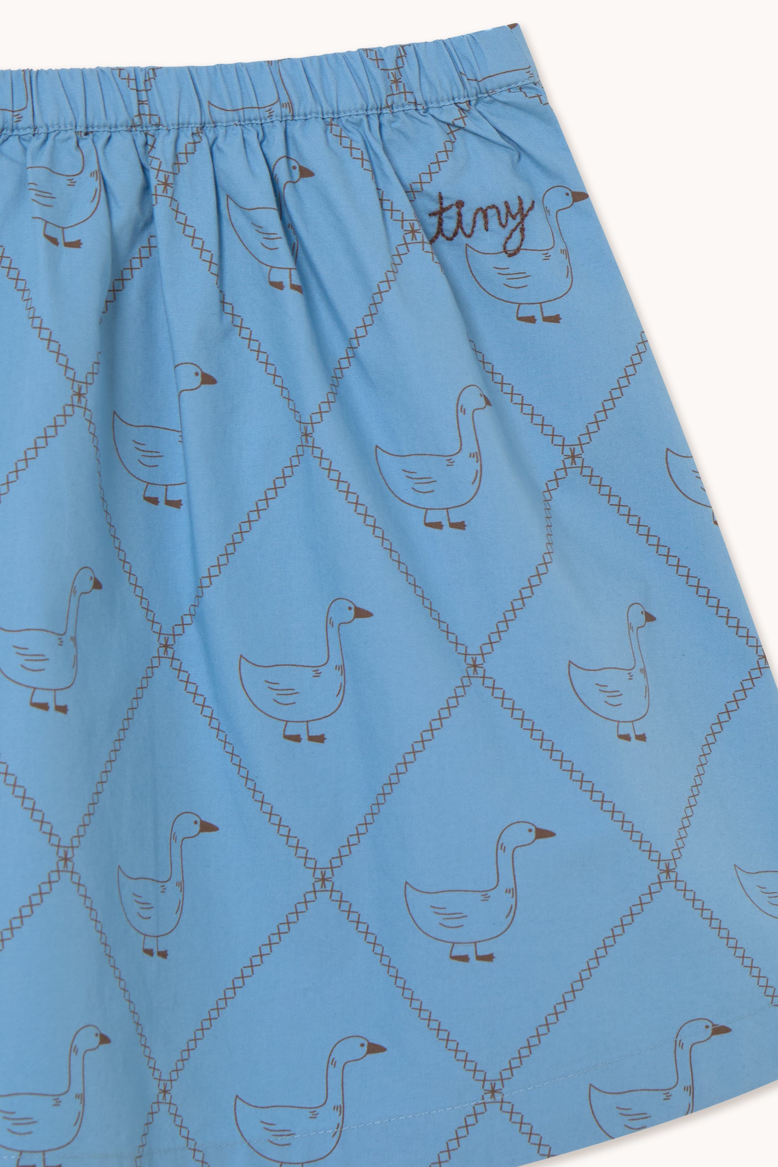 GEESE POPLIN SKIRT