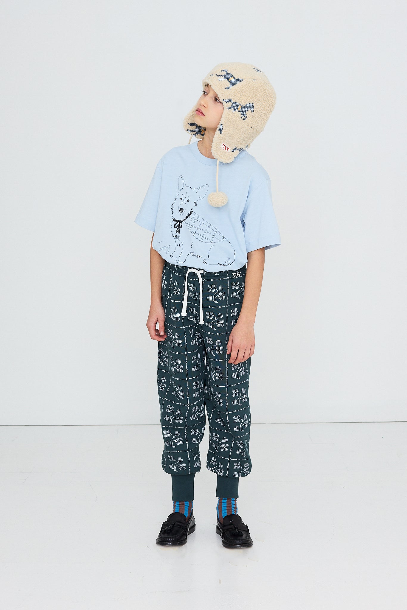 SHERPA-BEANIE MIT OHRENKLAPPEN HORSES