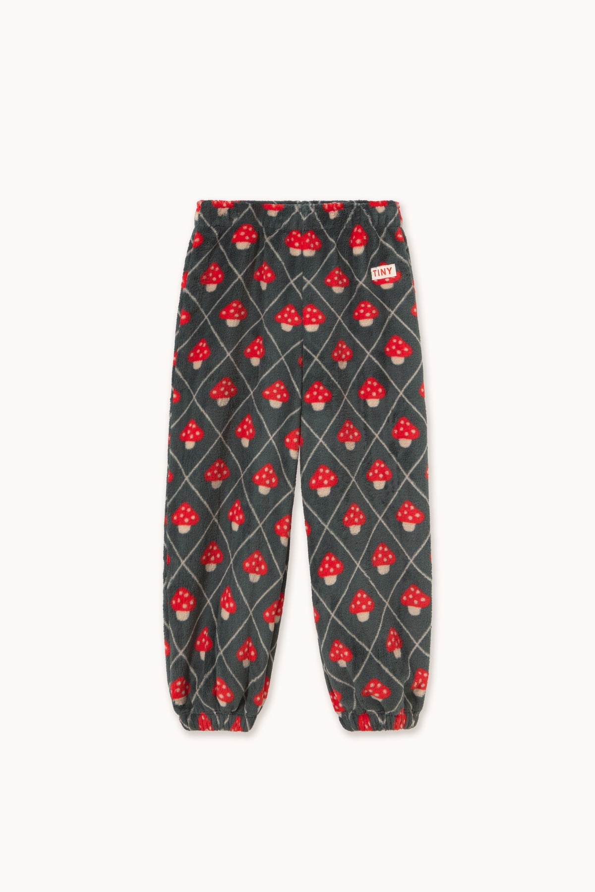 FLEECE-JOGGINGHOSE MUSHROOMS