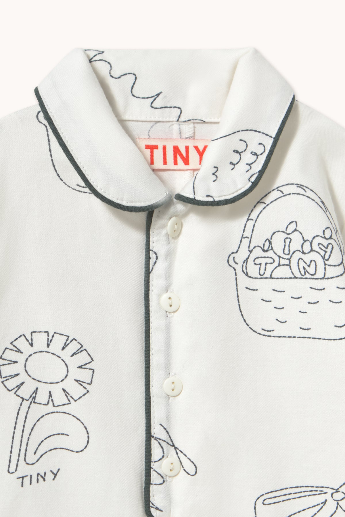 TINY APPLES BABY ONE-PIECE