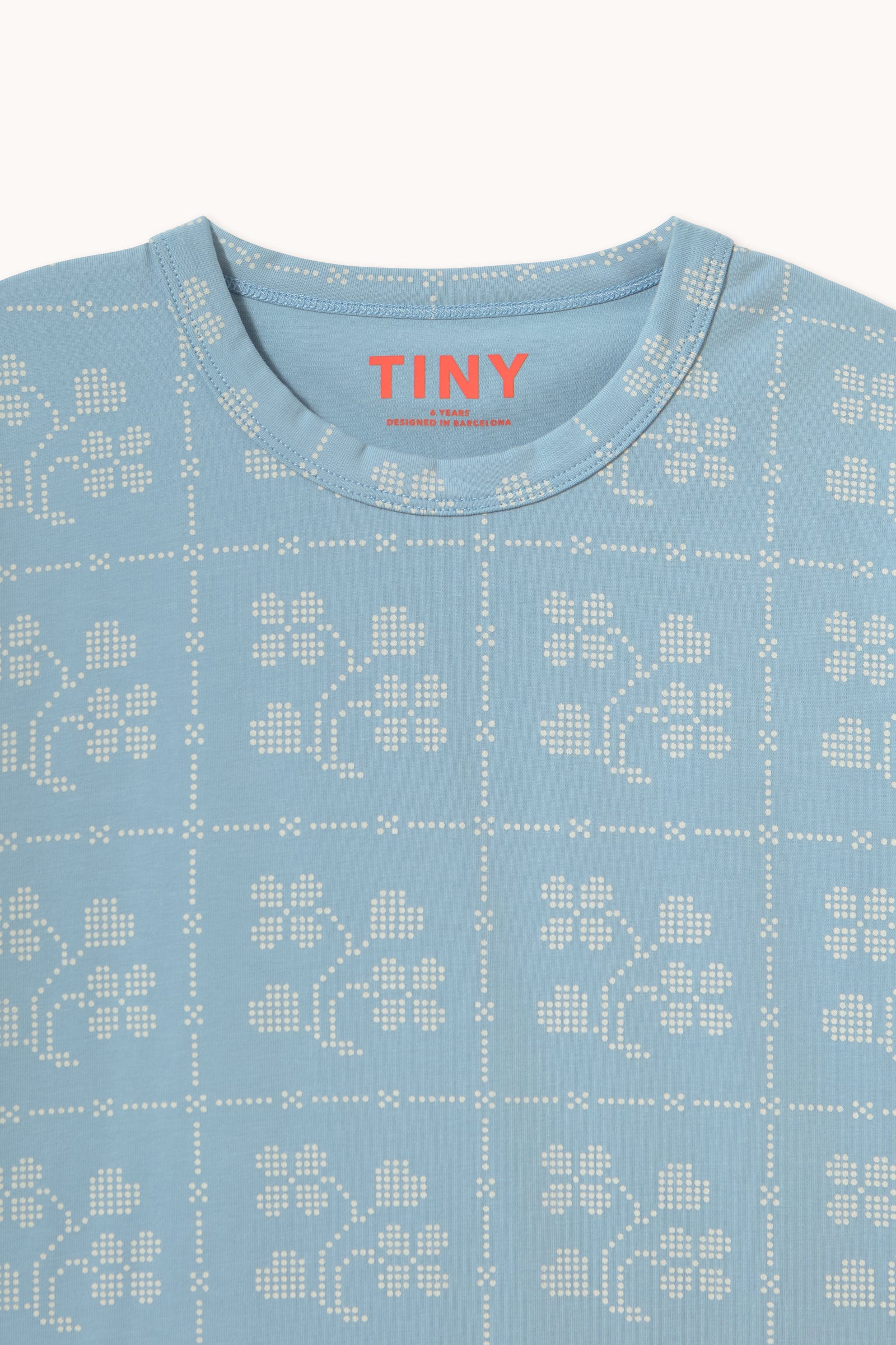 T-SHIRT DOTS FLOWERS