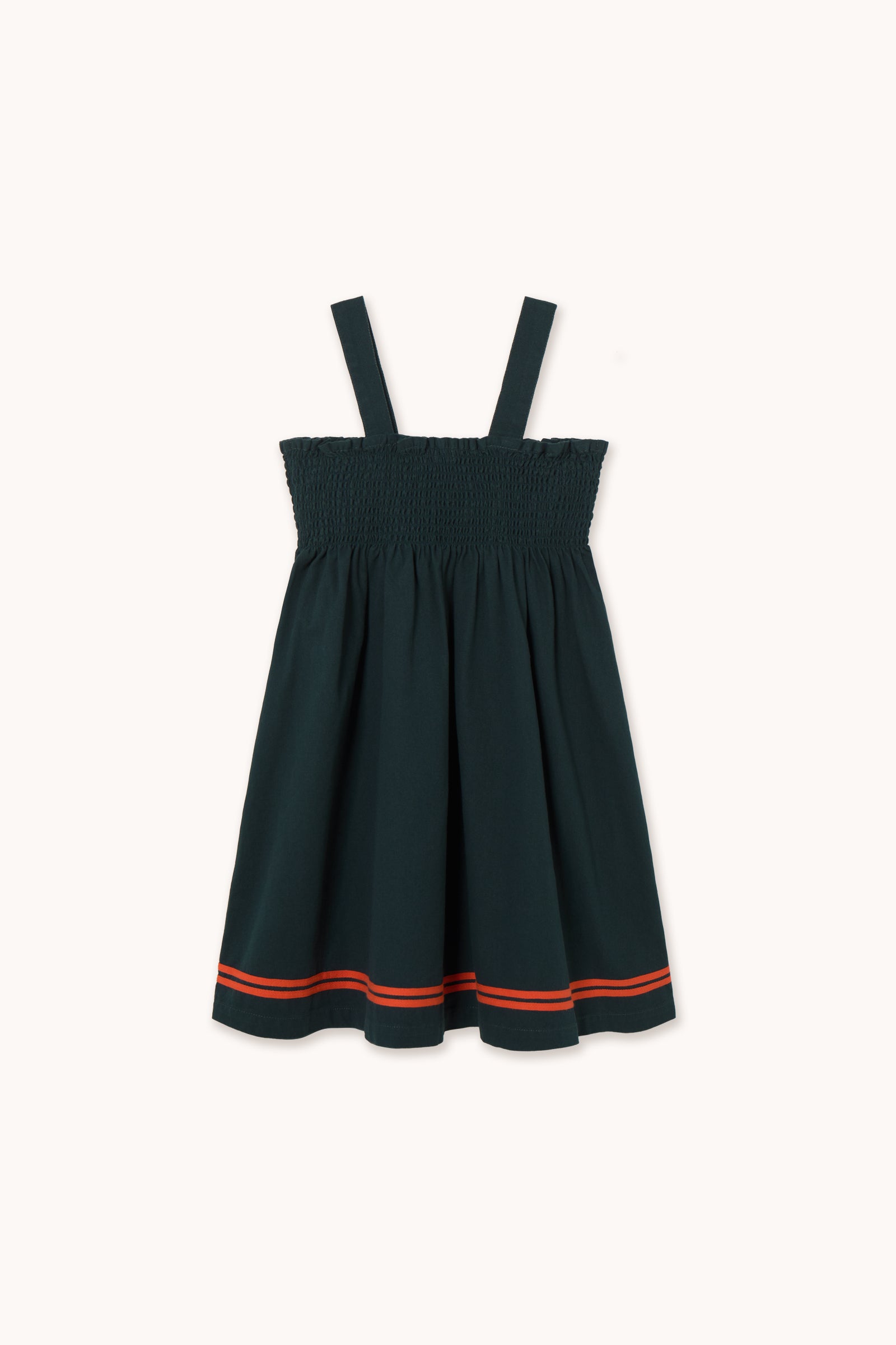 RED STRIPES WOVEN DRESS