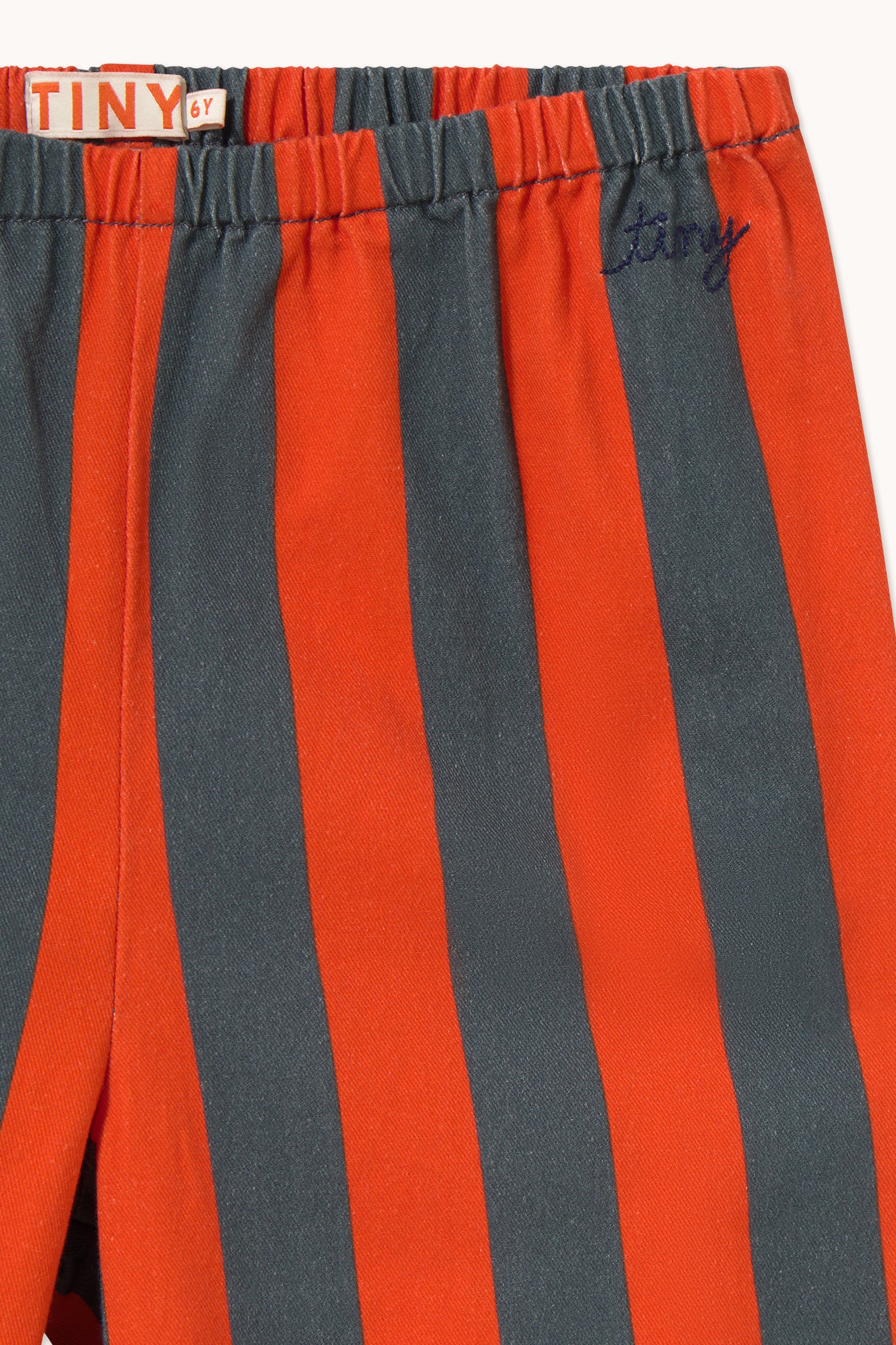 RED-BLUE STRIPES WOVEN PANT