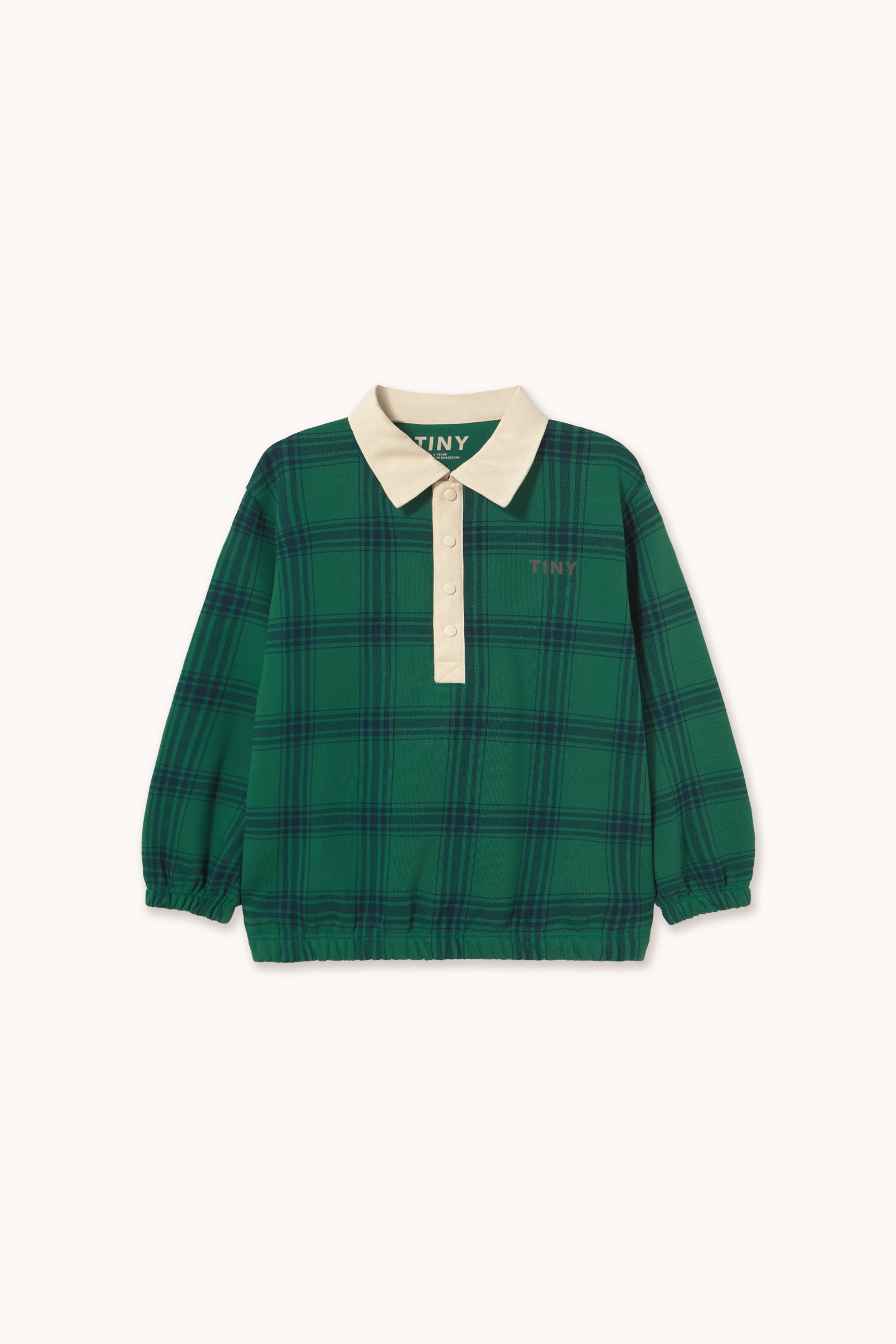 SUDADERA GREEN CHECK POLO