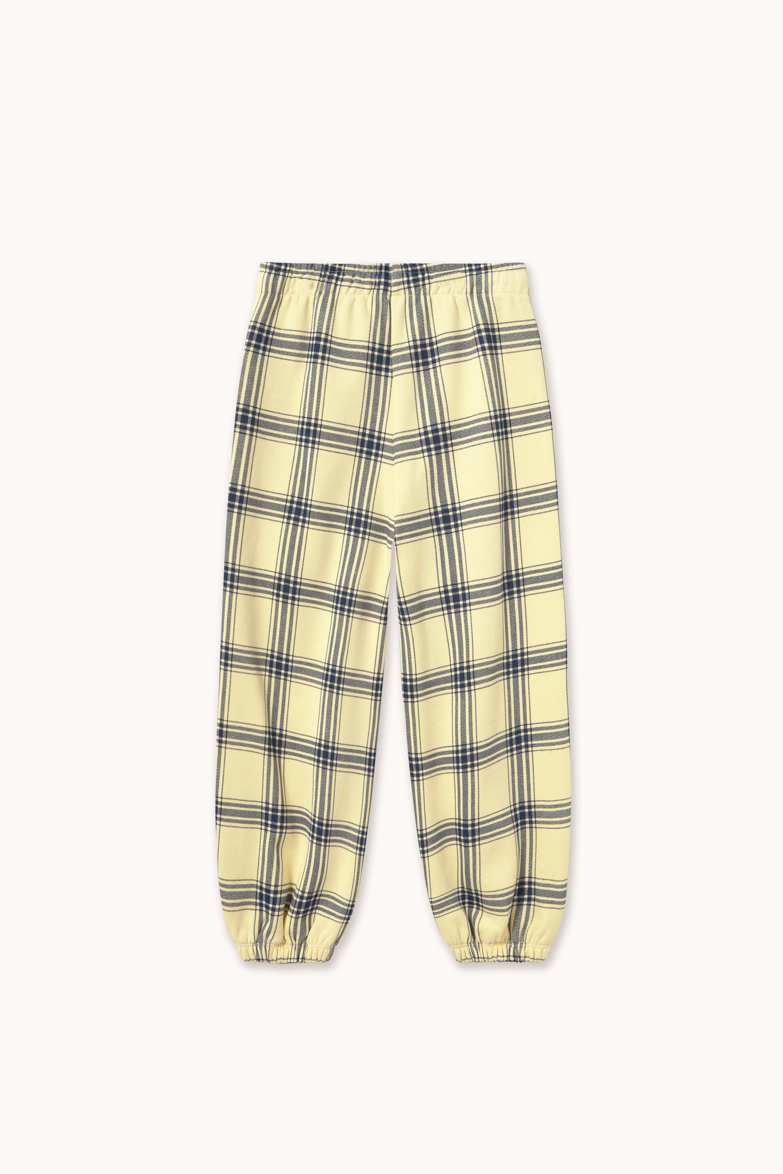 YELLOW CHECK SWEATPANT