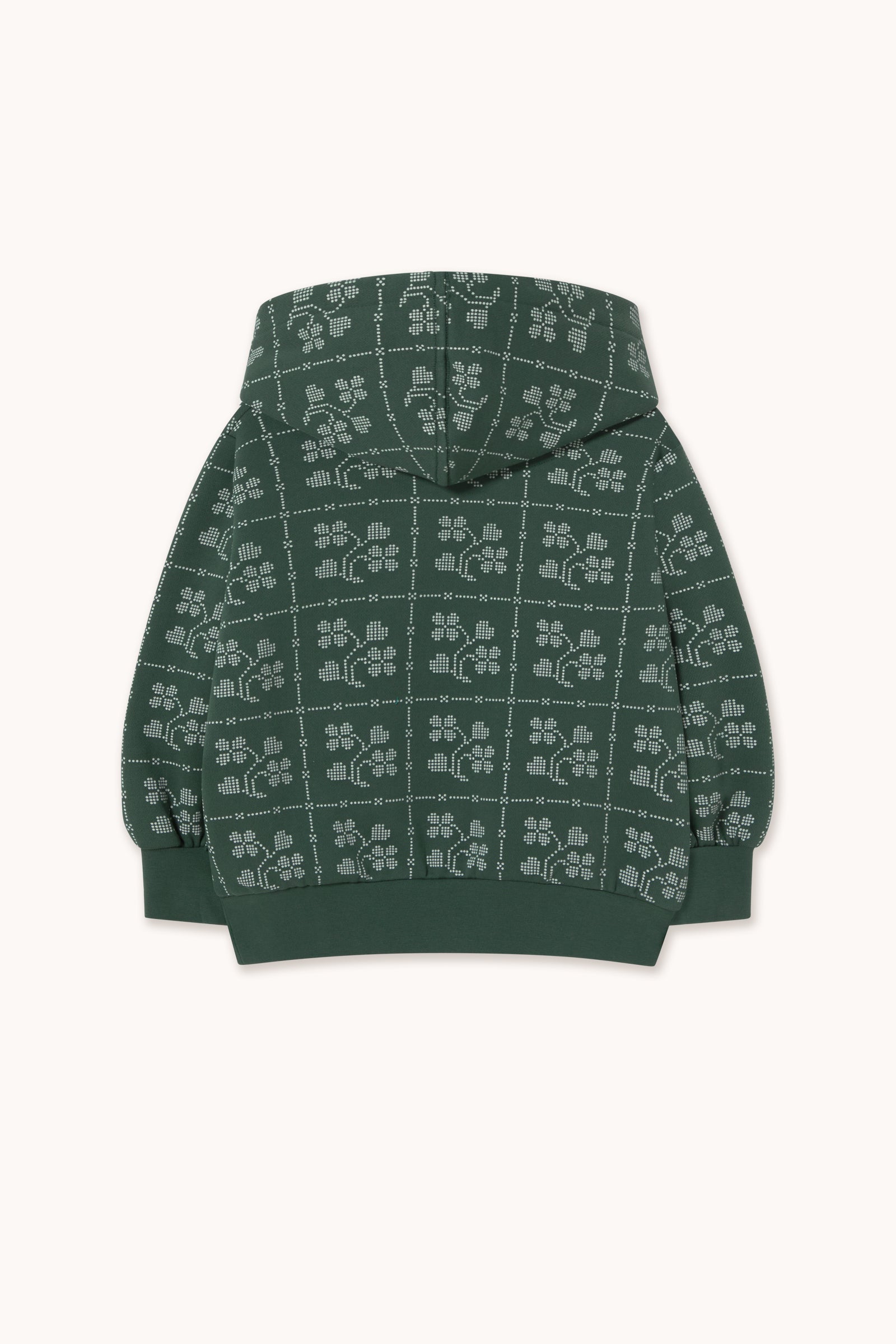 SUDADERA CON CAPUCHA DOTS FLOWERS