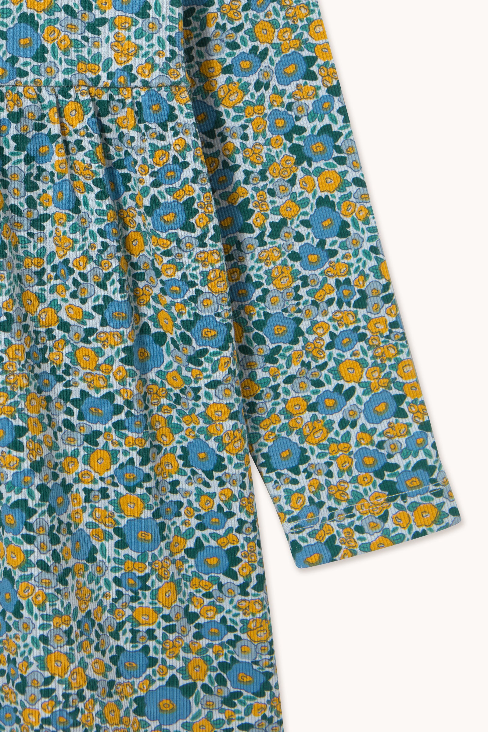 VESTIDO FLOWER PATTERN CANALÉ DE CUELLO ALTO