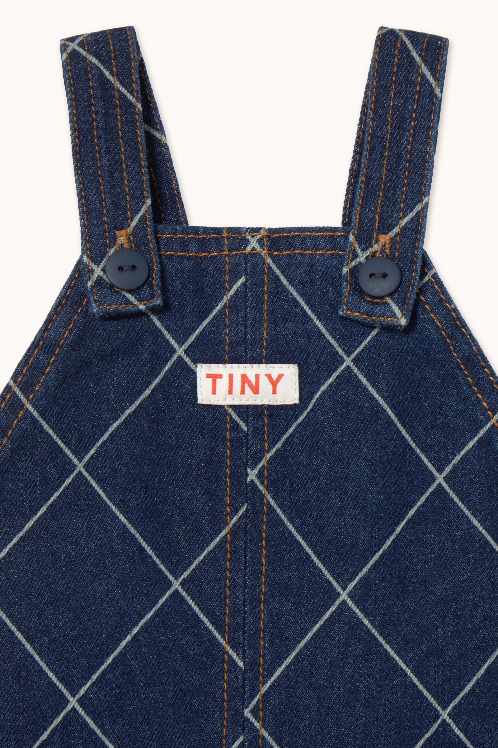 DIAMOND PATTERN BABY DUNGAREE