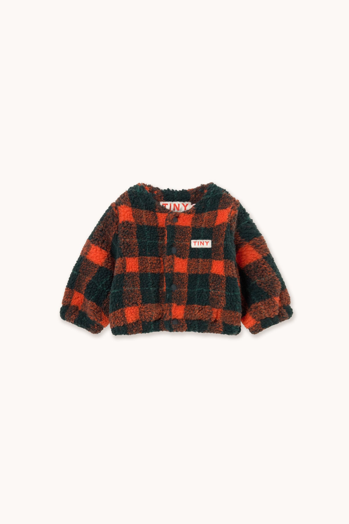 BABY-SHERPAJACKE RED CHECK