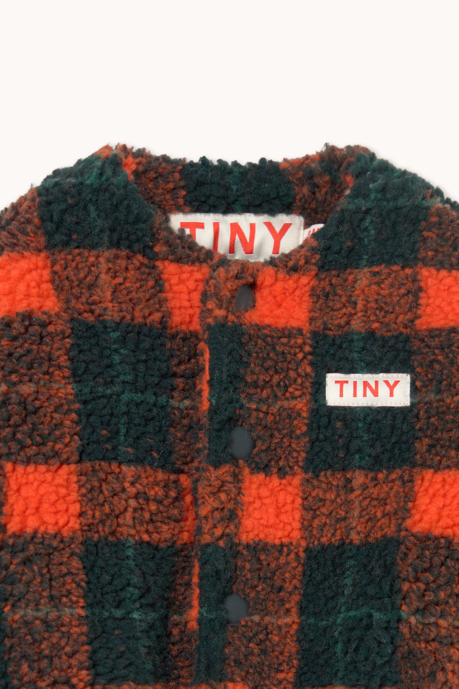 BABY-SHERPAJACKE RED CHECK