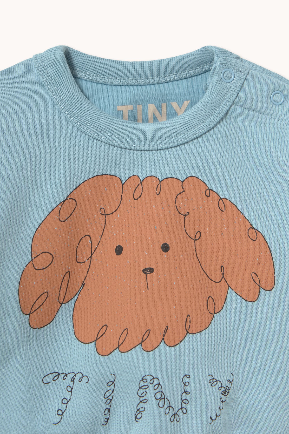CURLY DOG GRAPHIC BABY SWEATSHIRT