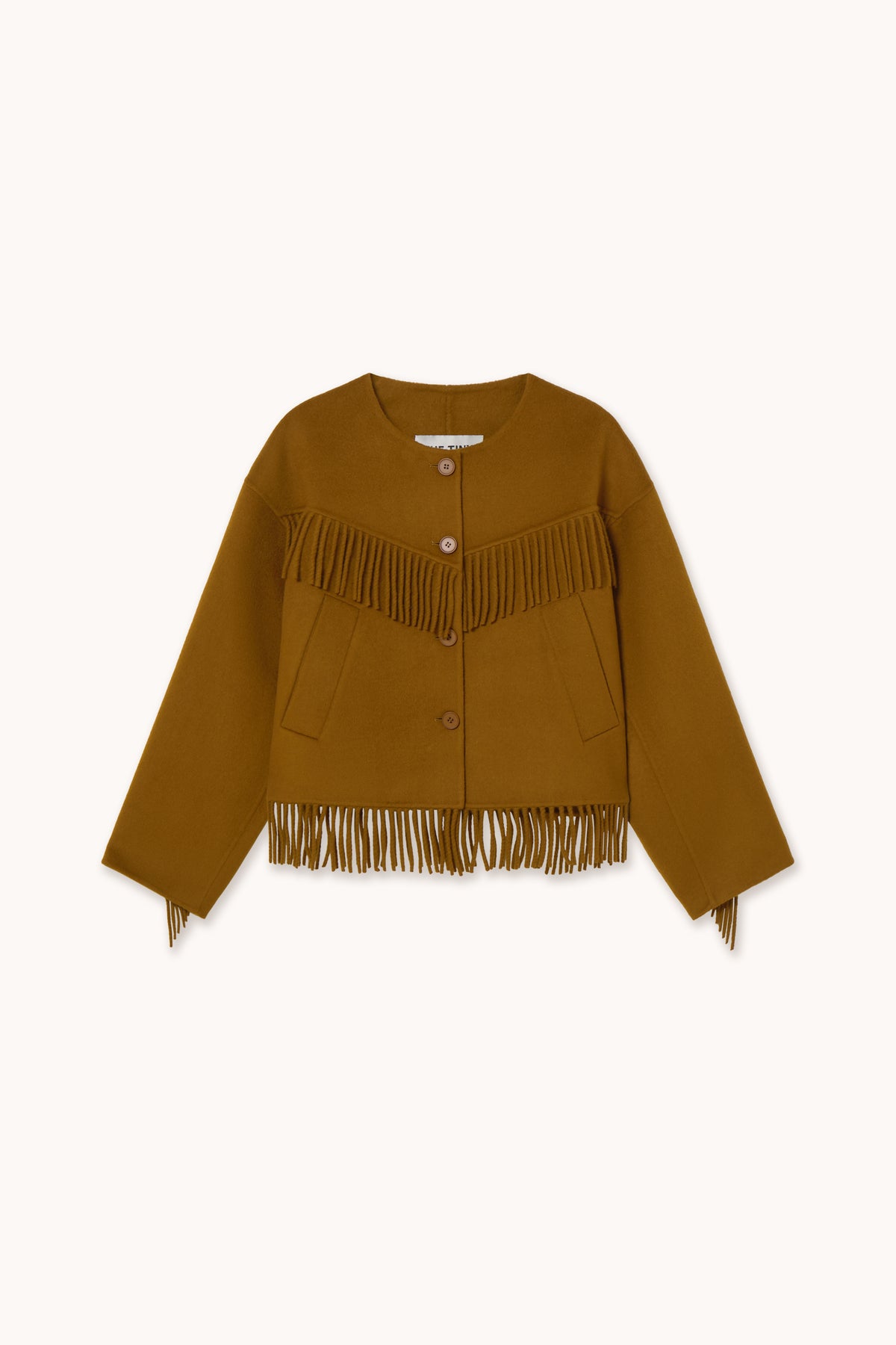 FRILLS SHORT COAT