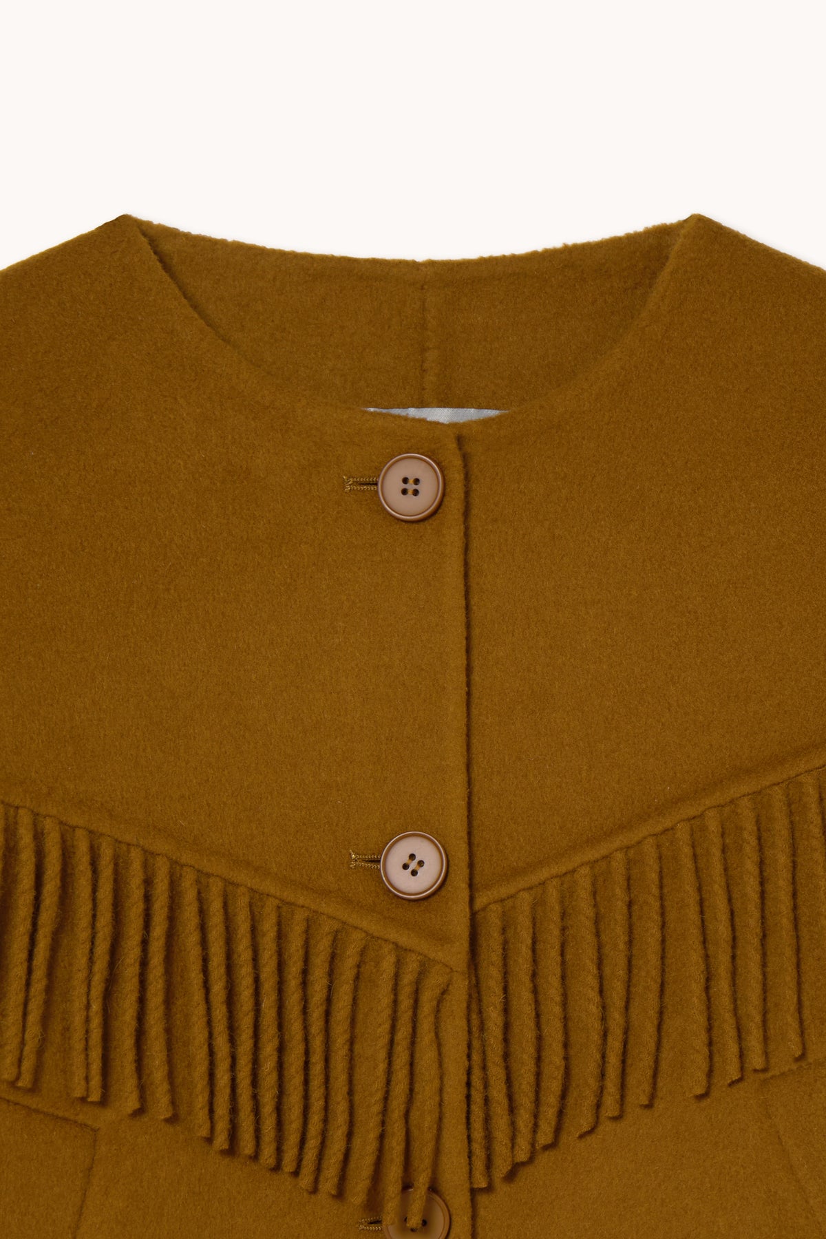 FRILLS SHORT COAT