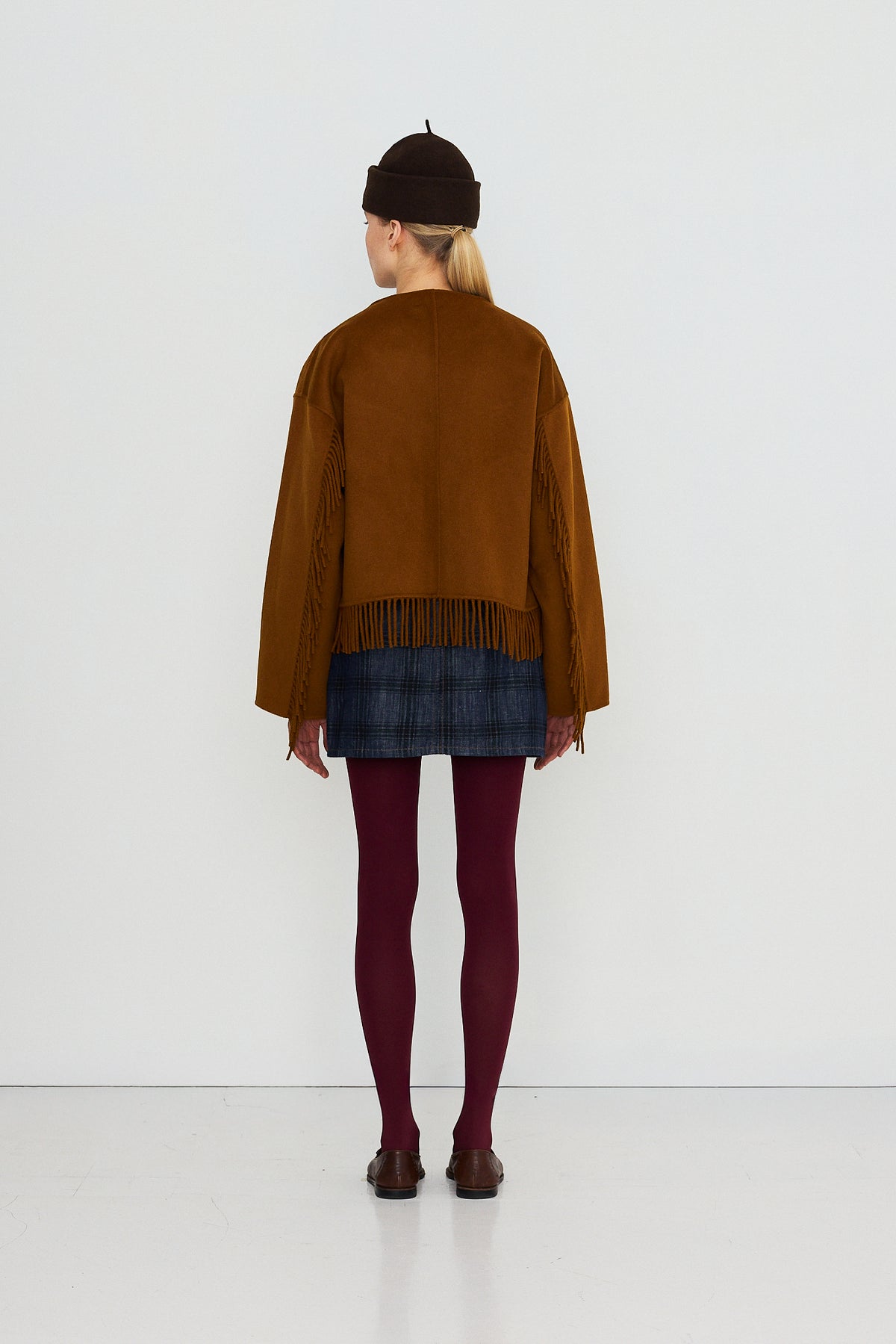 FRILLS SHORT COAT