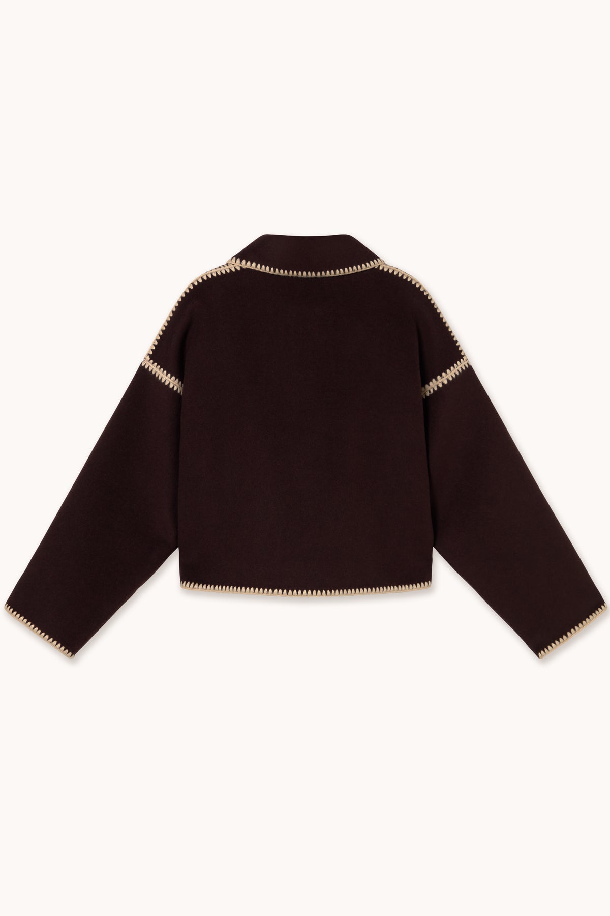 SHORT HORSES EMBROIDERED COAT