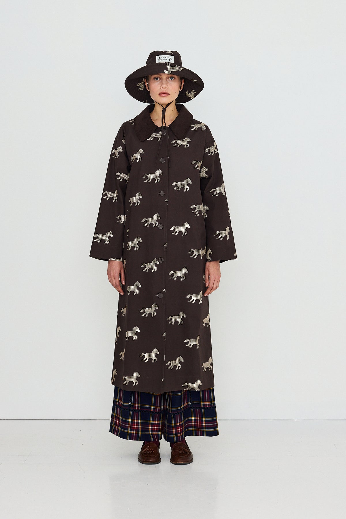HORSES TRENCH COAT