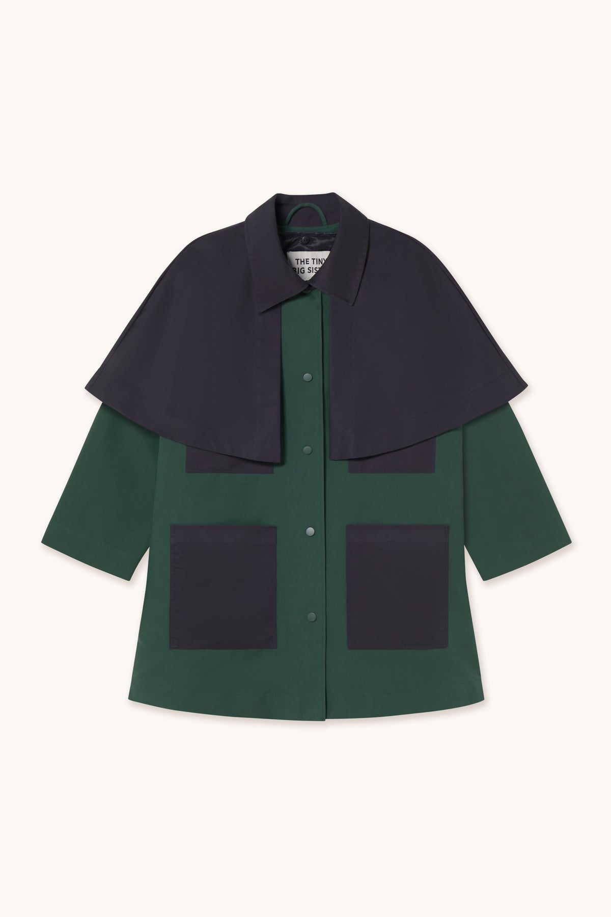 BICOLOR TRENCH COAT