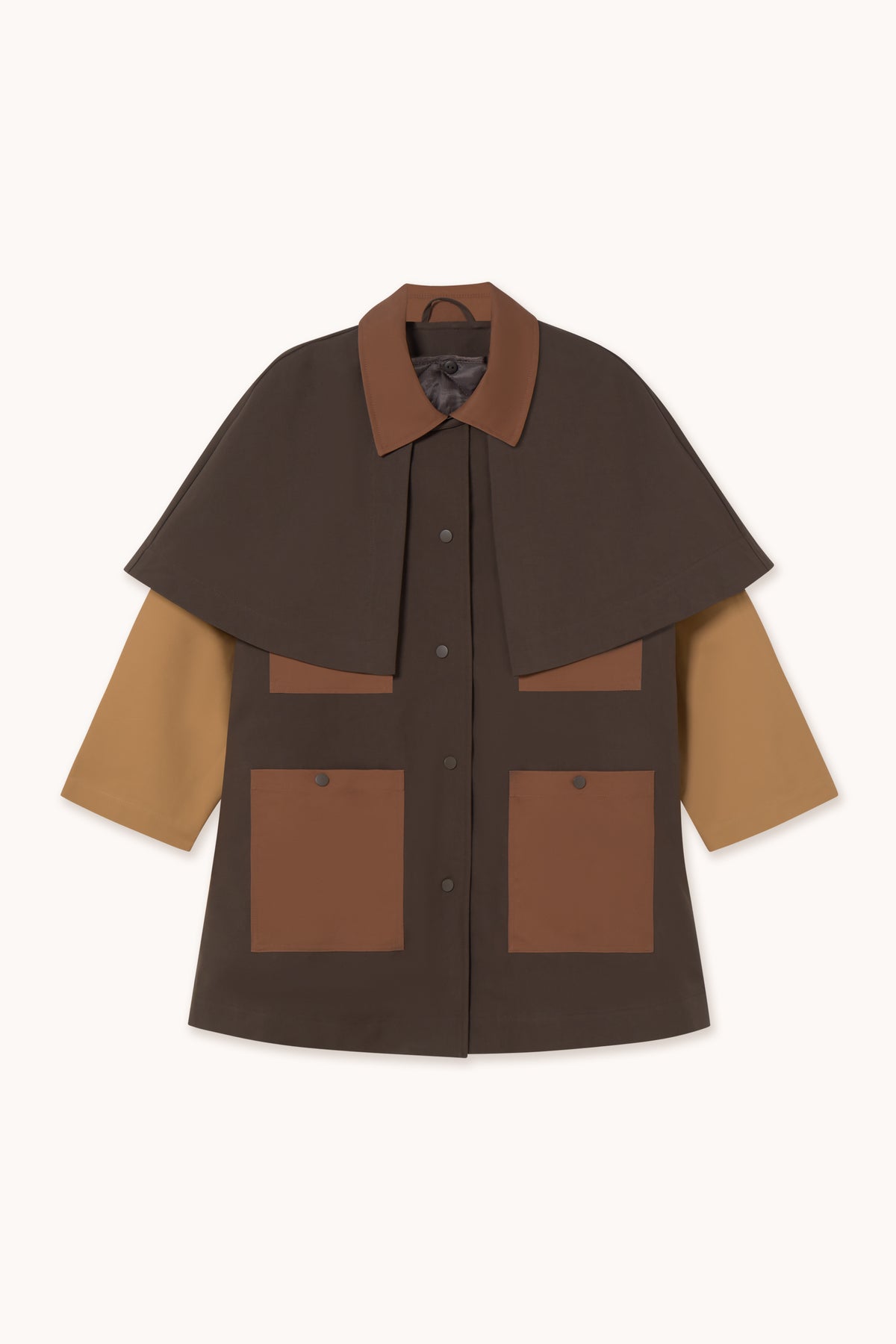 COLORBLOCK TRENCH COAT