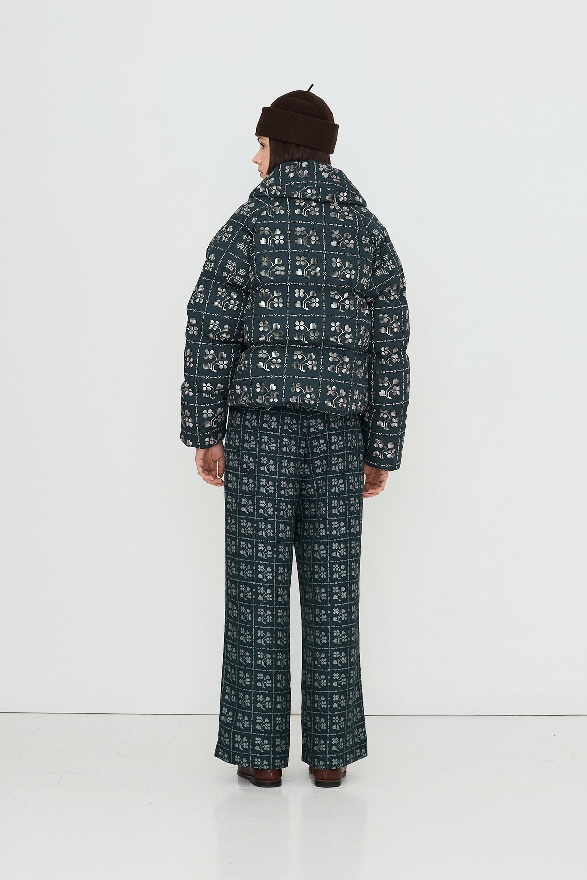 DOTS FLOWERS SHORT JACKET