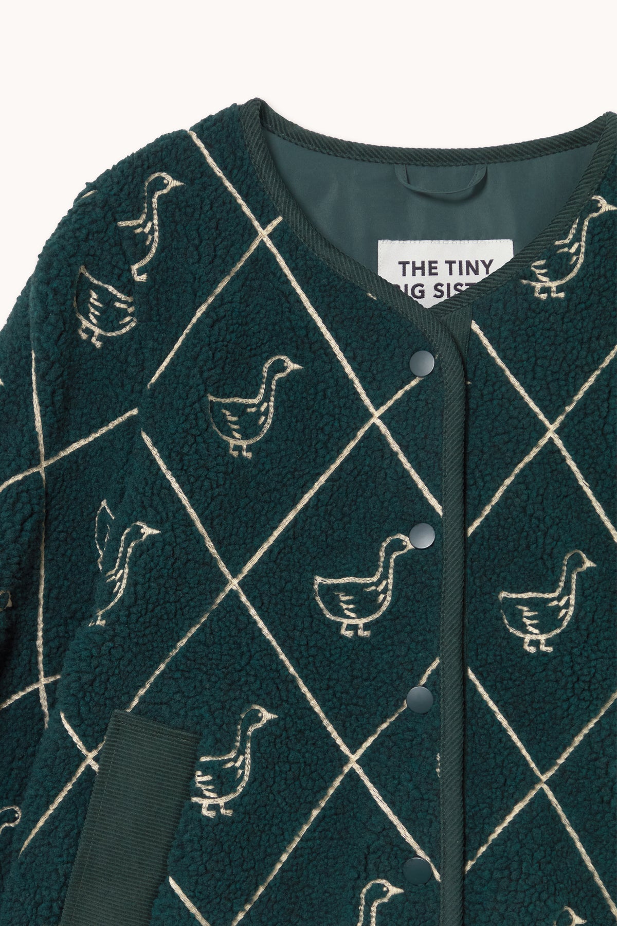 DIAMOND GEESE SHERPA JACKET