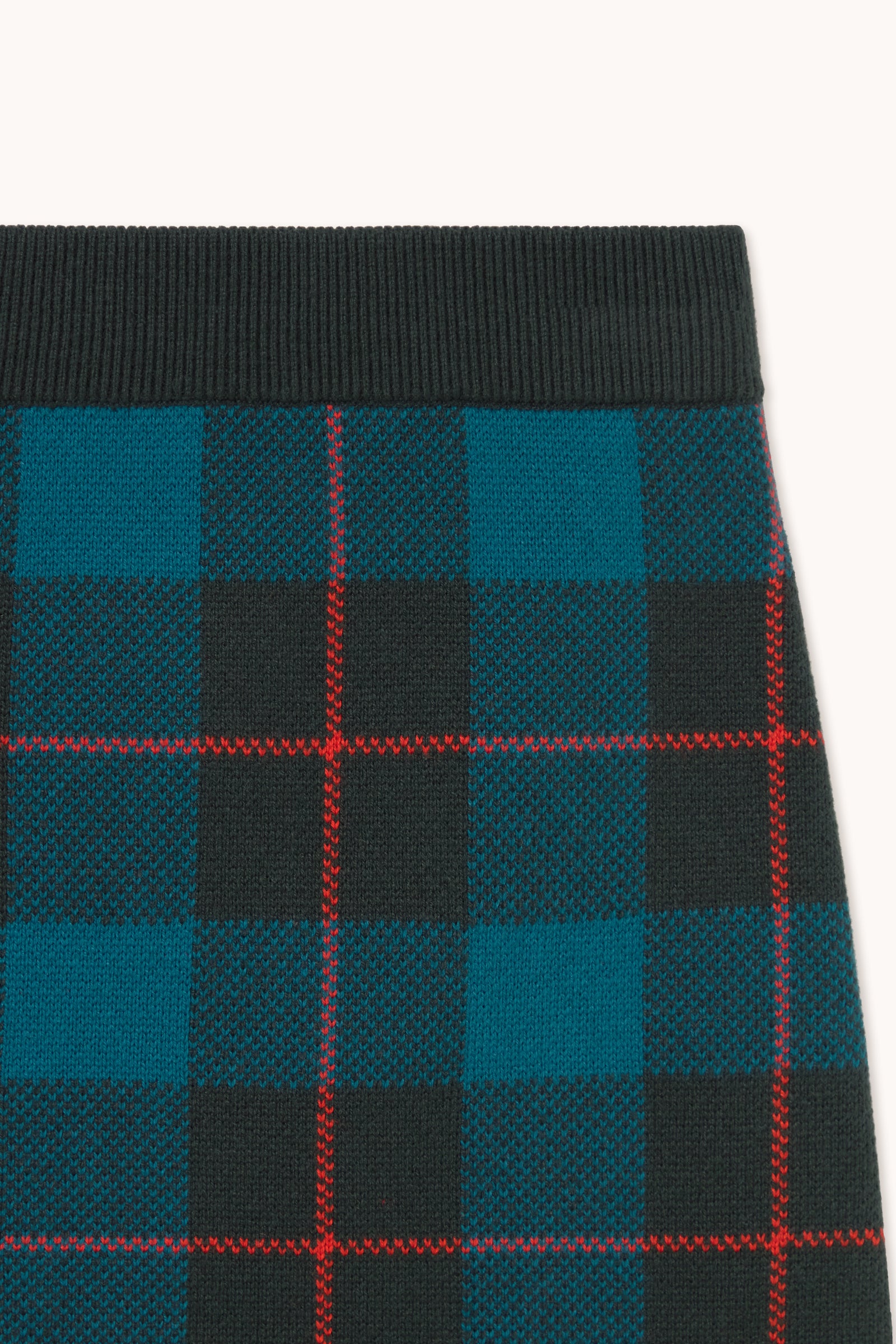 CHECKS JACQUARD SKIRT