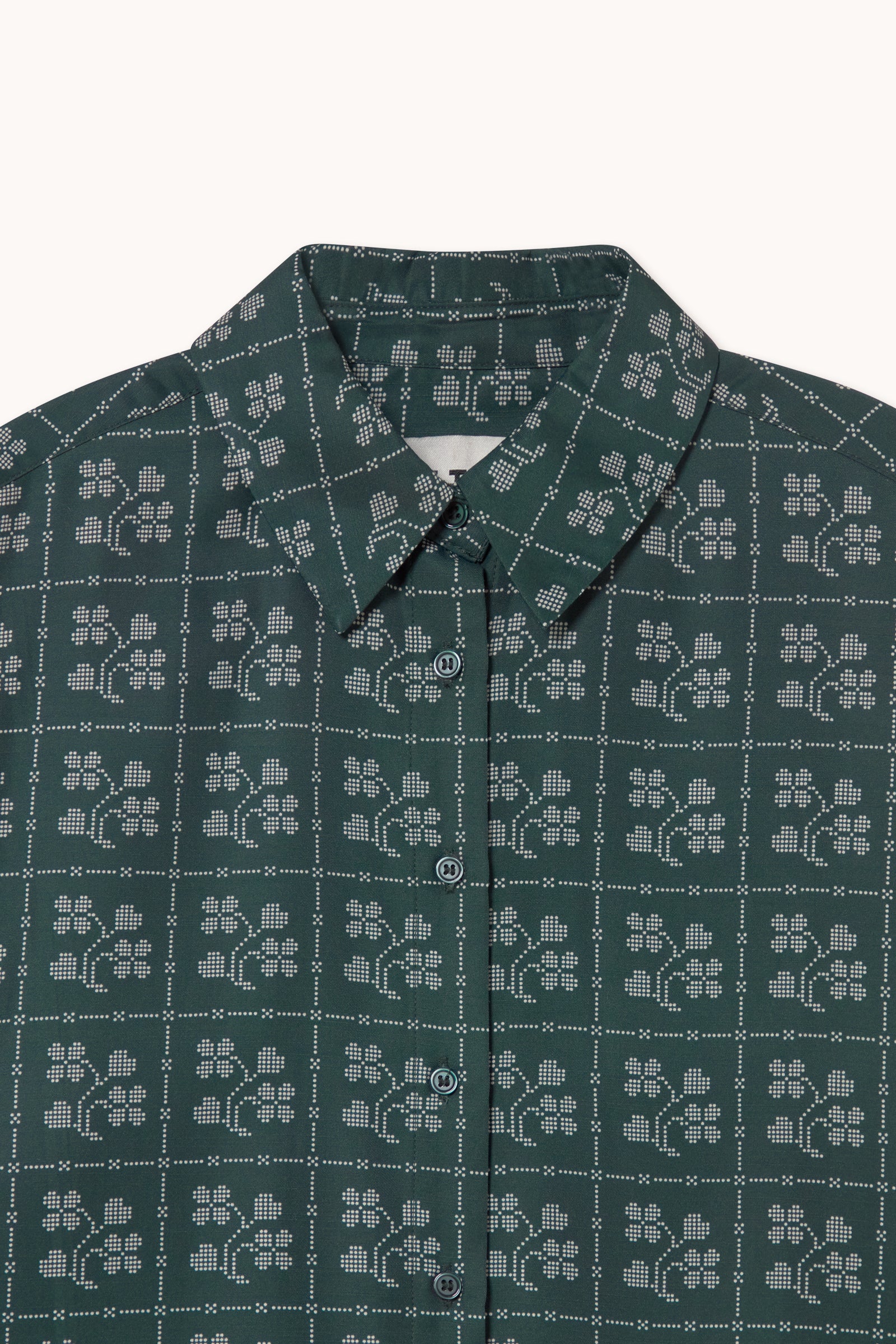 DOTS FLOWERS SHIRT