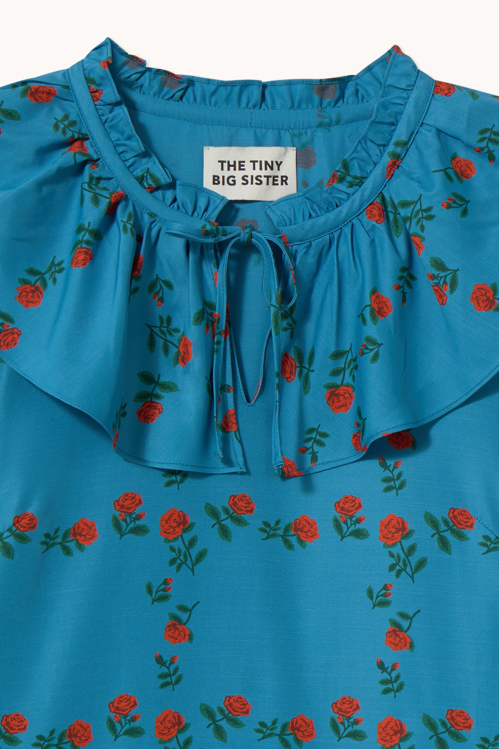 ROSES GRID MINI DRESS