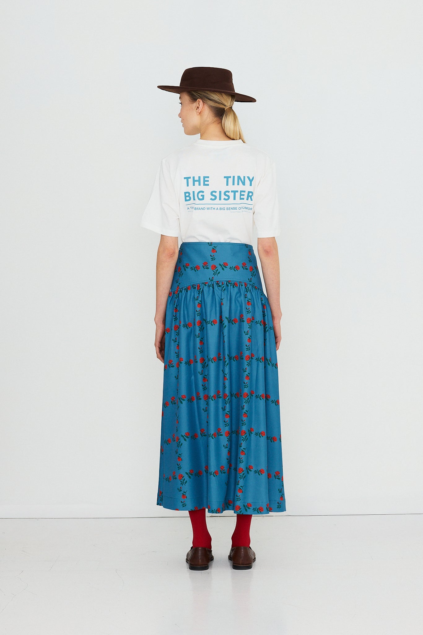ROSES GRID SKIRT