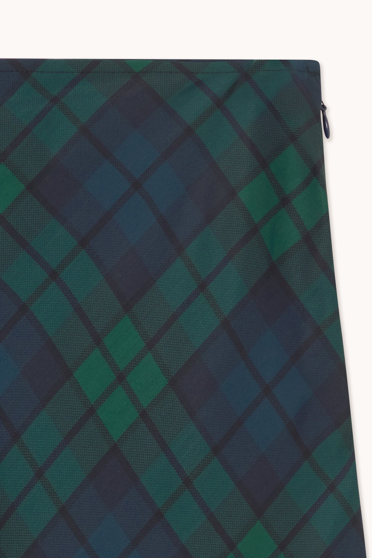 CHECK BIAS CUT SKIRT
