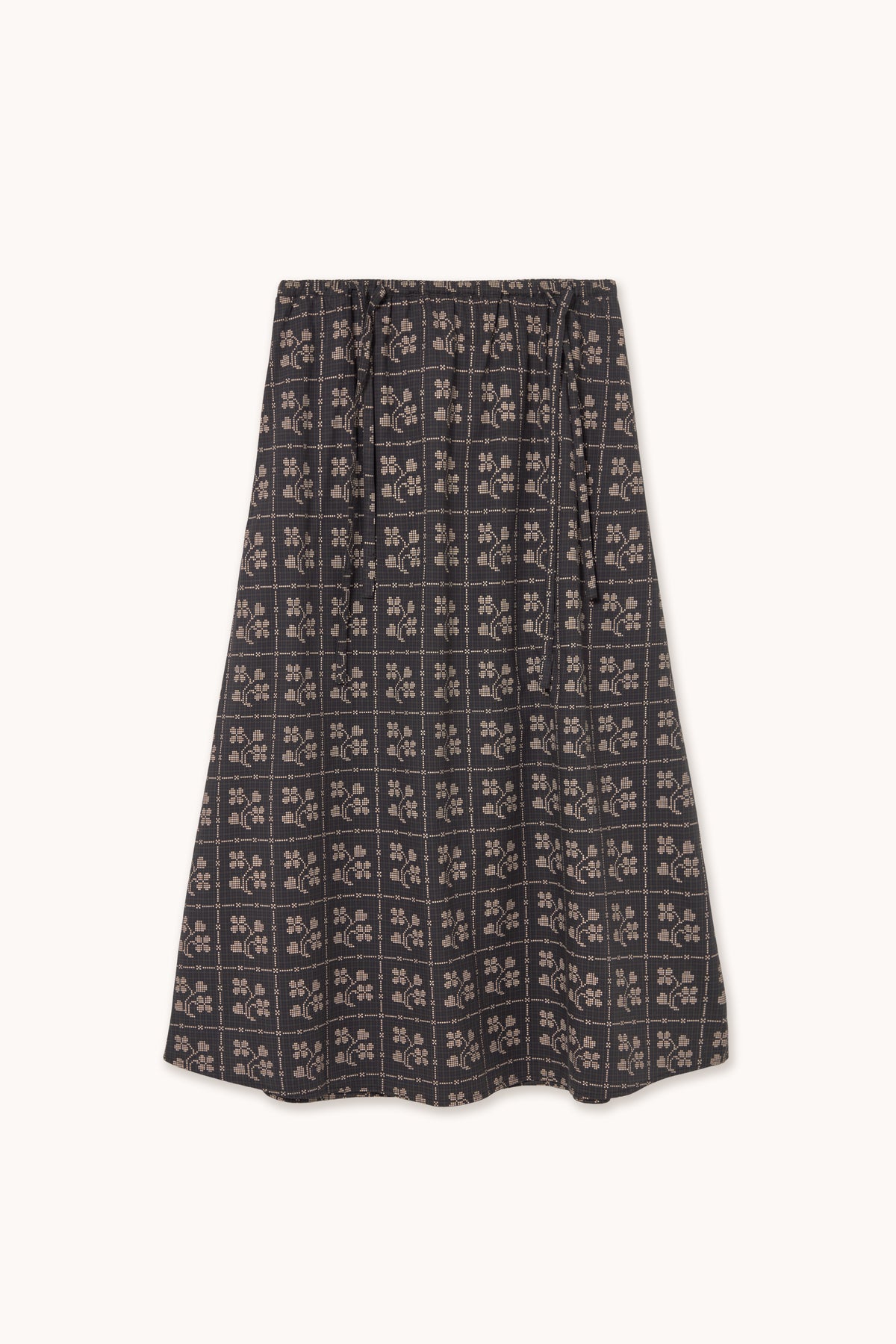 DOTS FLOWERS BOW SKIRT
