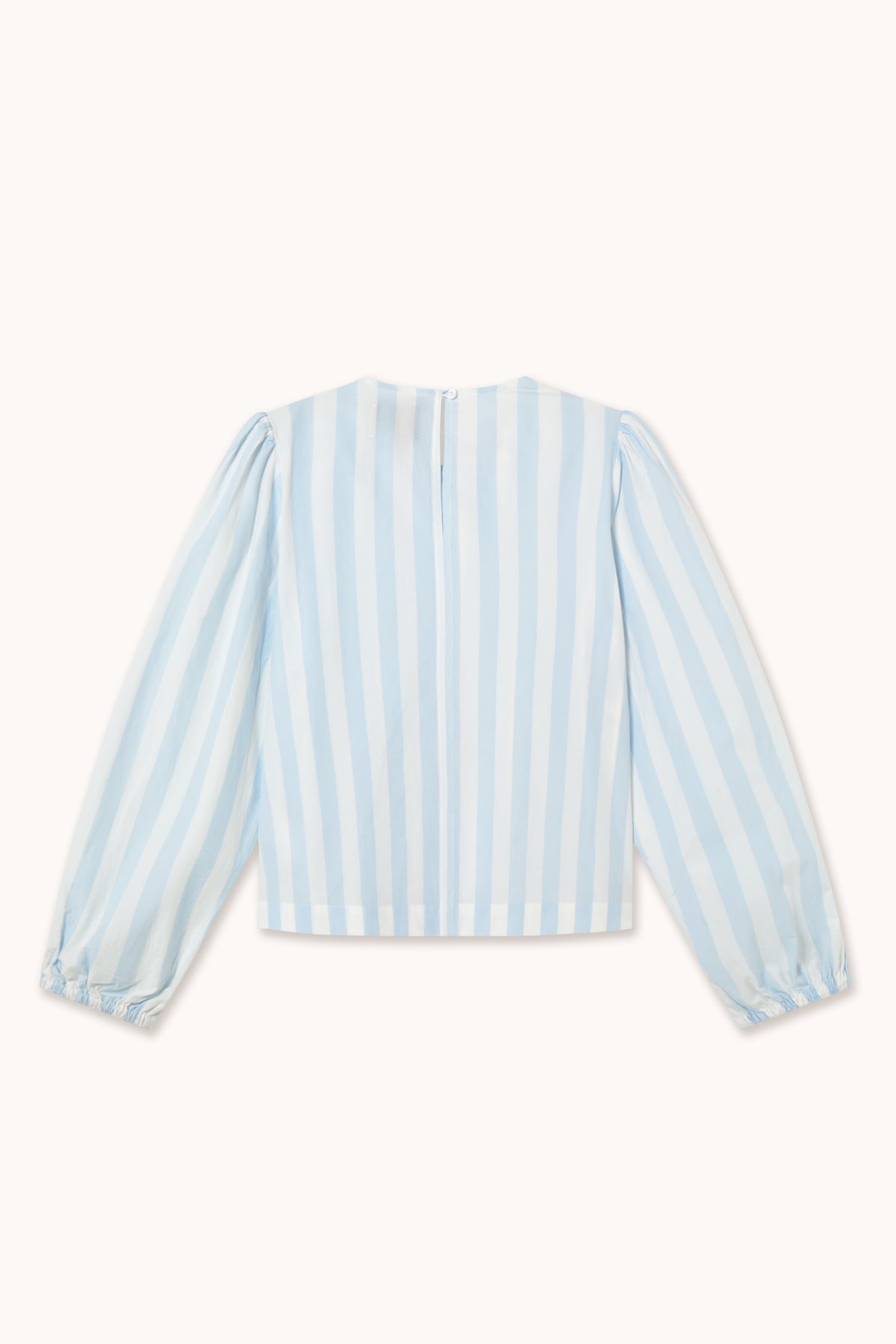 BLOUSE À VOLANTS À RAYURES