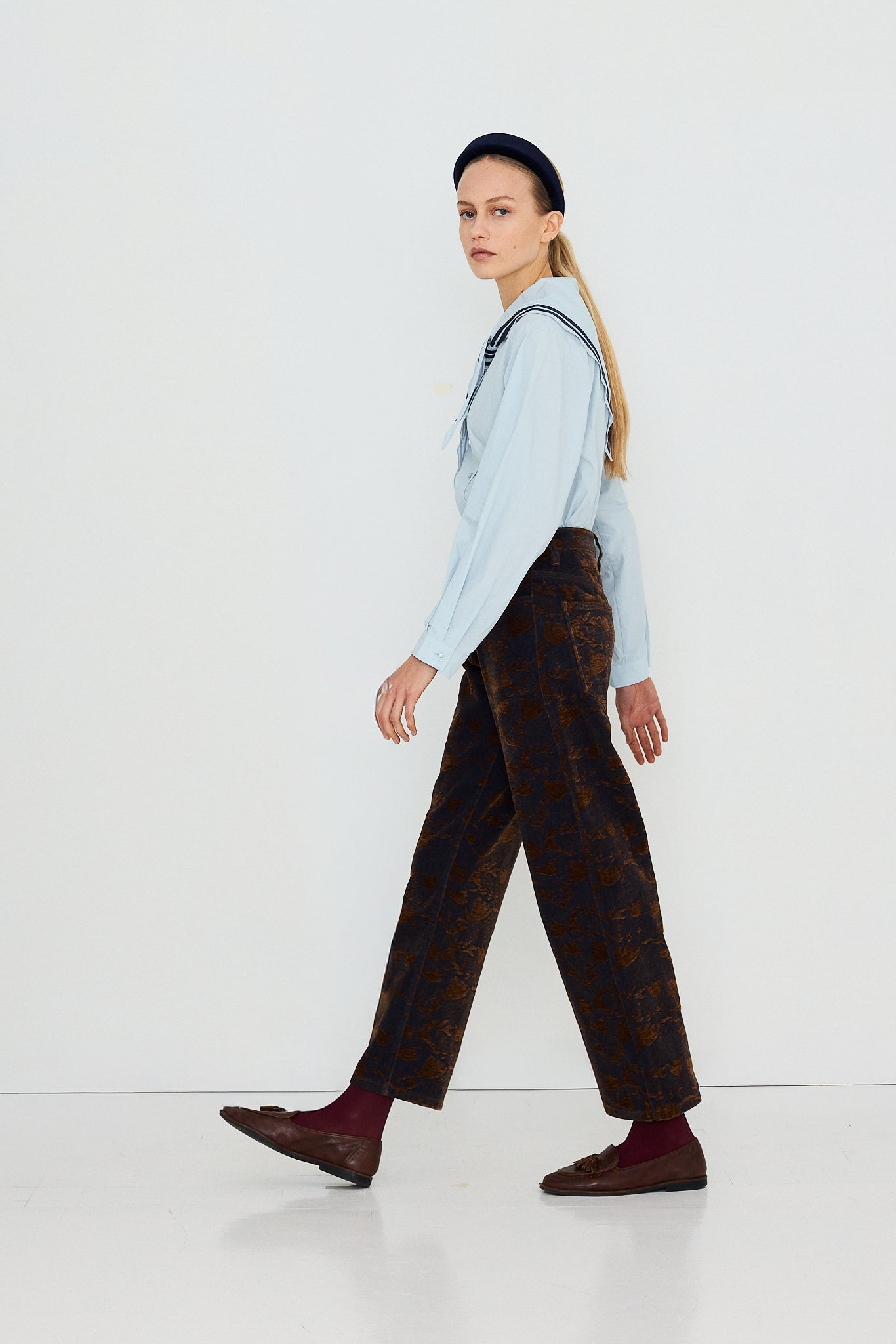 BLOUSE À COL FOULARD