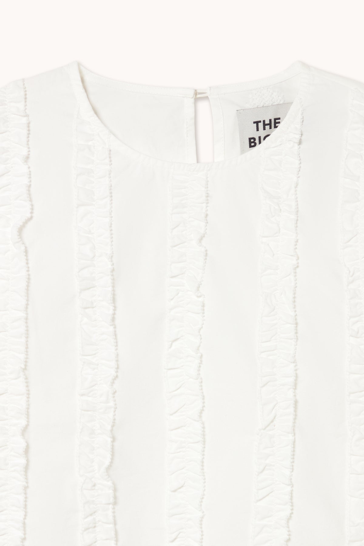 BLUSE MIT RÜSCHEN HORSES