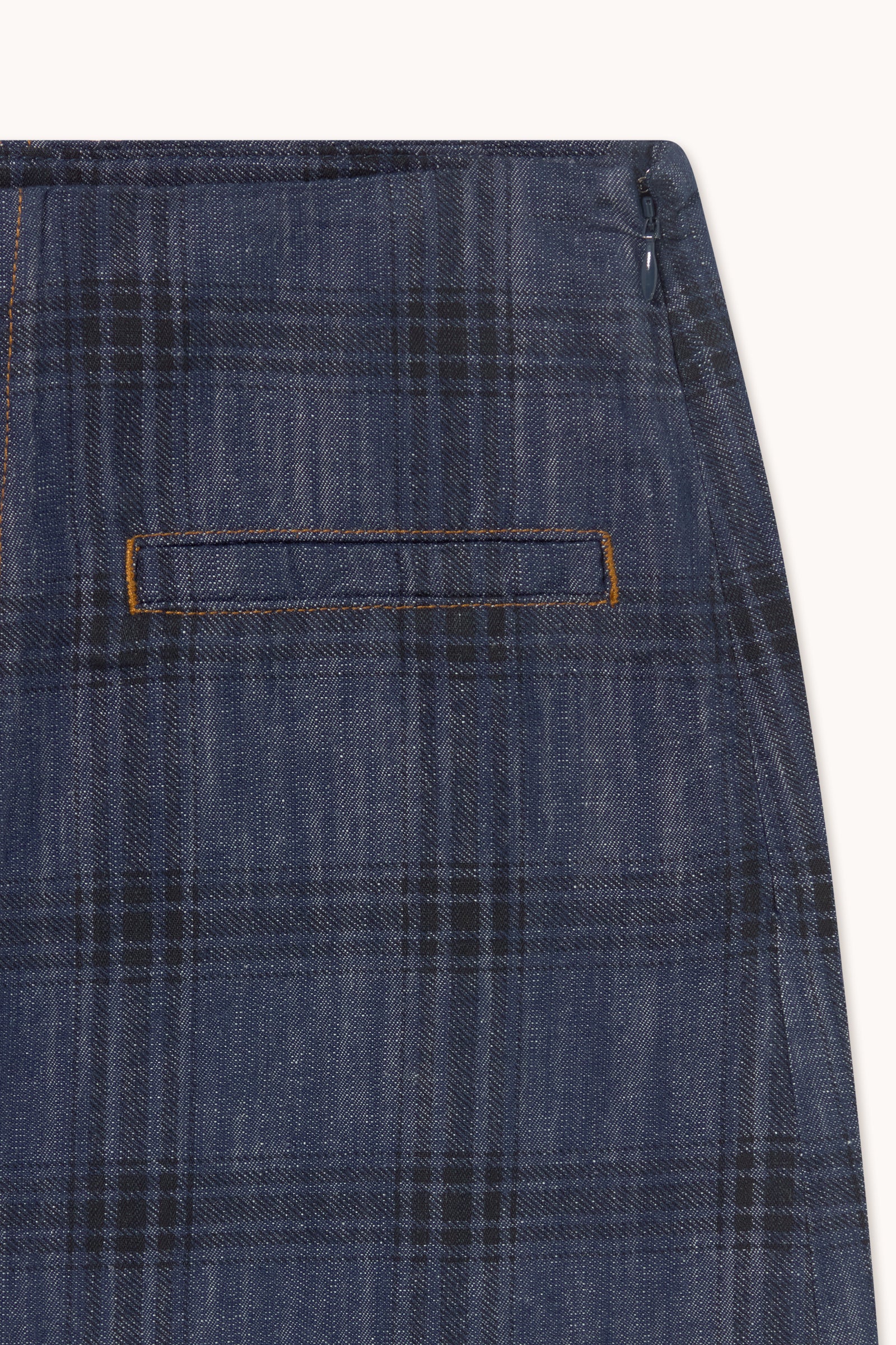 DENIM-MINIROCK CHECK