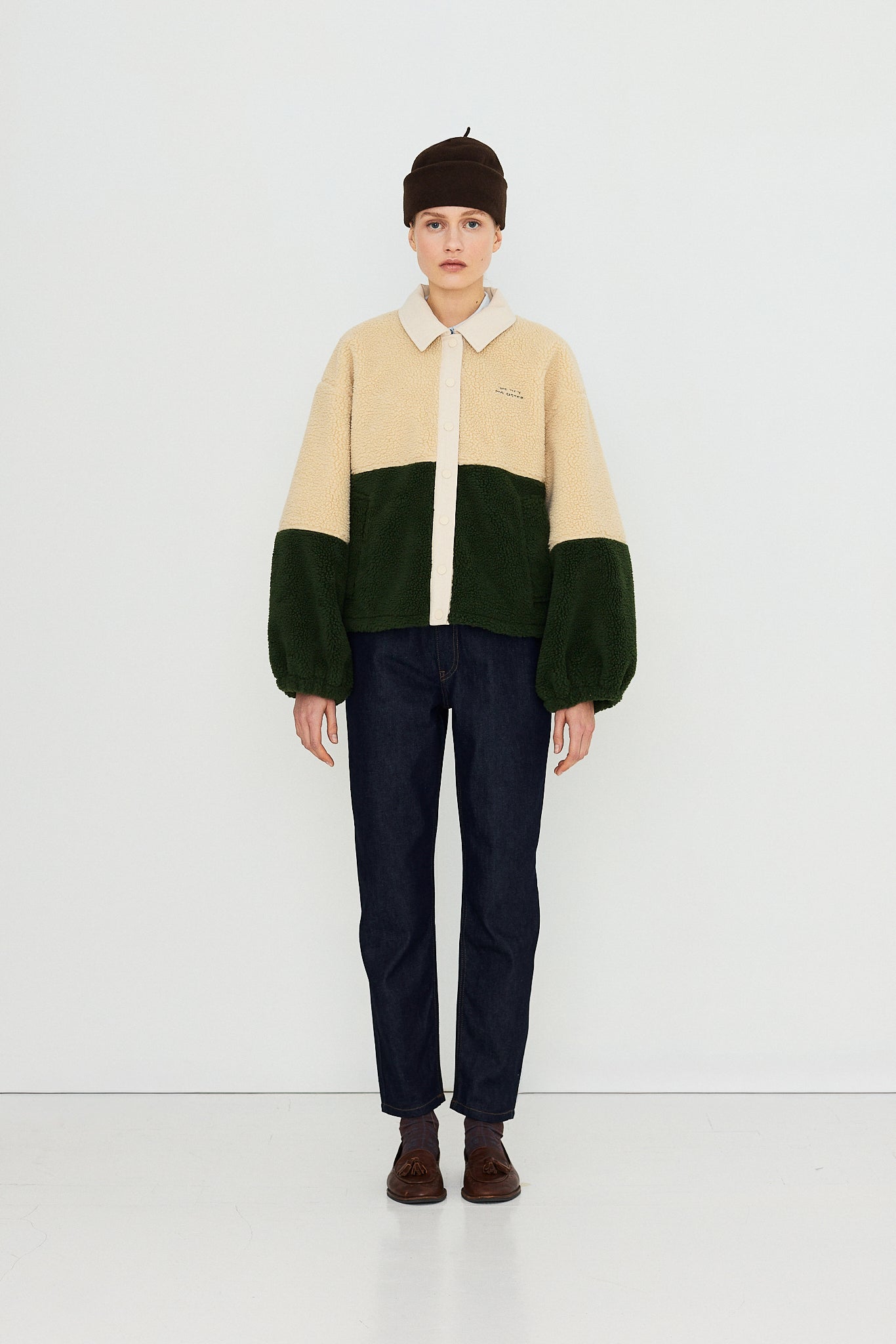 CHAQUETA SHERPA COLOR BLOCK
